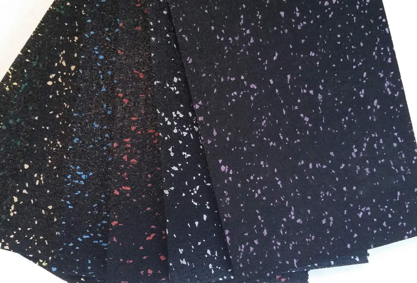 American Floor Mats 1/4in (7mm) Thick 10% Grey 4' x 19' Heavy Duty Rubber Rolls, Protective Exercise Mats, Home Gym Rubber Flooring