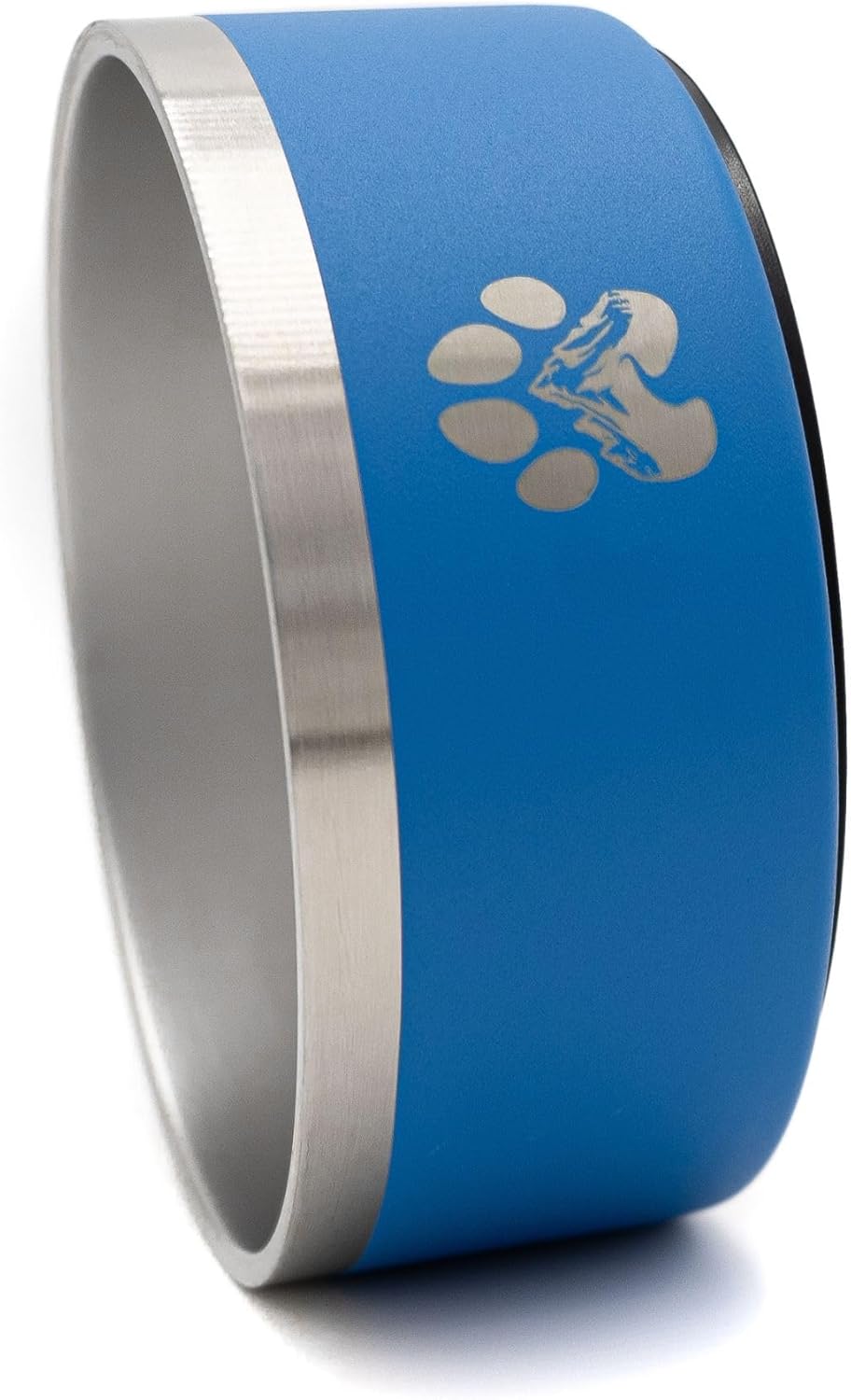 Stainless Steel Dog Bowl for Small-Large Dogs | Double Wall Insulated, Non-Slip Base Heavy Duty Water and Food Bowls for Dogs & Cats | Pet Safe BPA Free & Dishwasher Safe | 64 Oz - Blue - Pet Explorer