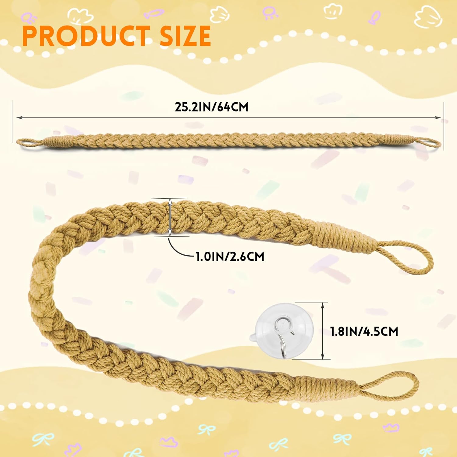 2PCS Hermit Crab Climbing Toys,Hermit Crab Rope Ladder Decor Reptile Hanging Vines Toys Hermit Crab Supplies Reptiles Habitat Tank Terrarium Accessories for Lizard Leopard Gecko Tree Frog(Flaxen) - Pet Explorer