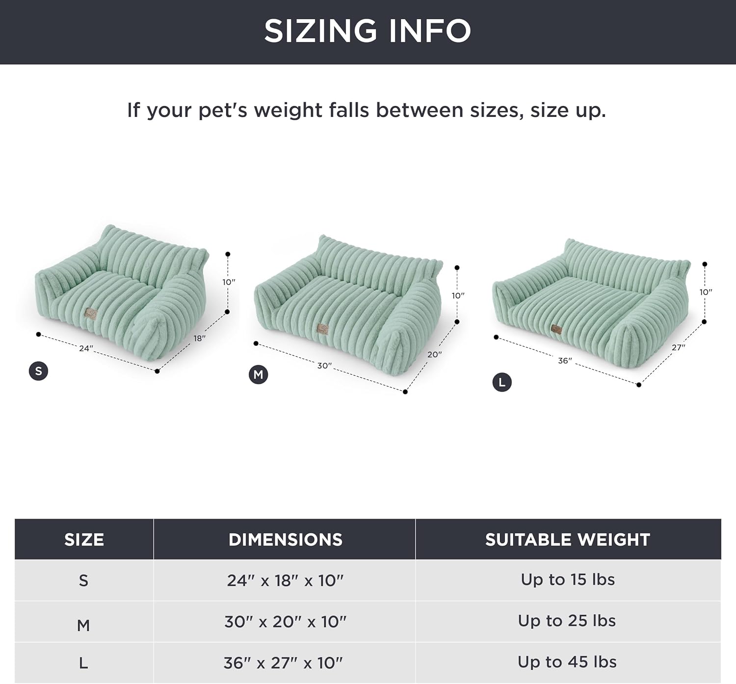 Bedsure Cute Dog Couch for Pets - Fluffy Dog Sofa with Premium Soft Corduroy Fleece, Pet Couch Bed with Washable Cover, Supportive Pet Sofa Bed for Medium Large Dogs, 36inch, Garden Green - Pet Explorer