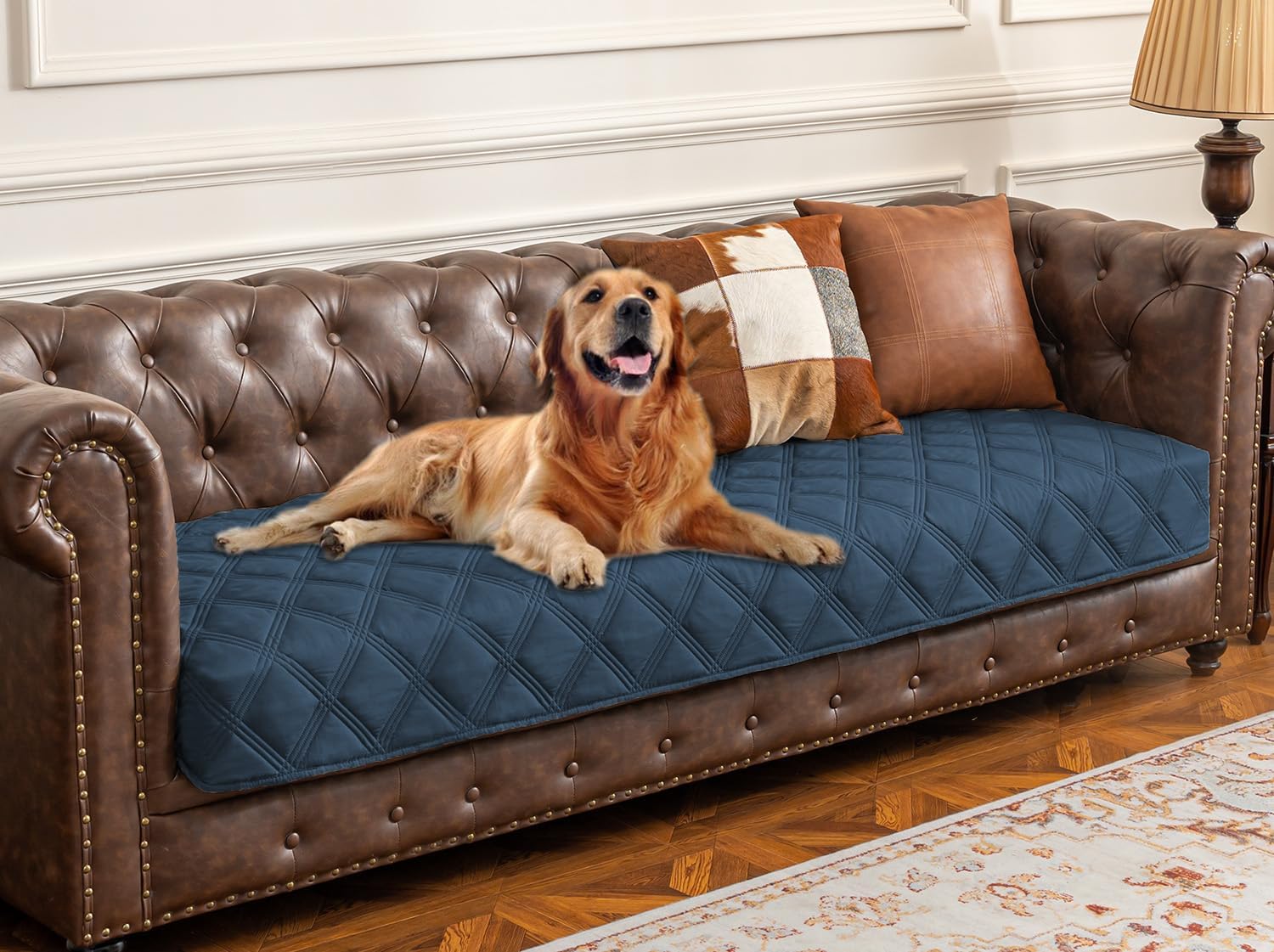 Ameritex Waterproof Dog Bed Cover Pet Blanket with Anti-Slip Back for Furniture Bed Couch Sofa - Pet Explorer