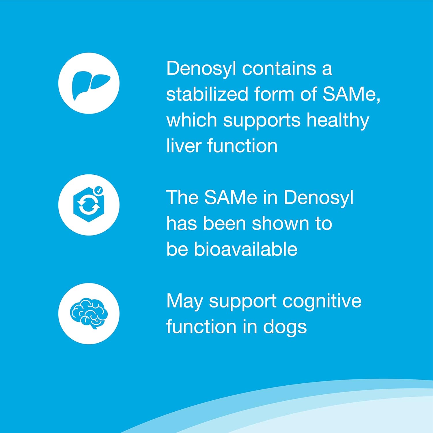 Nutramax Denosyl Liver and Brain Health Supplement for Medium Dogs - With S-Adenosylmethionine (SAMe), 30 Tablets - Pet Explorer