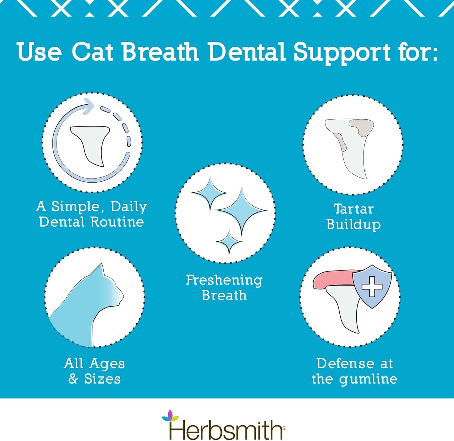 Herbsmith Cat Breath - Dental Support for Cats - 75g - Pet Explorer