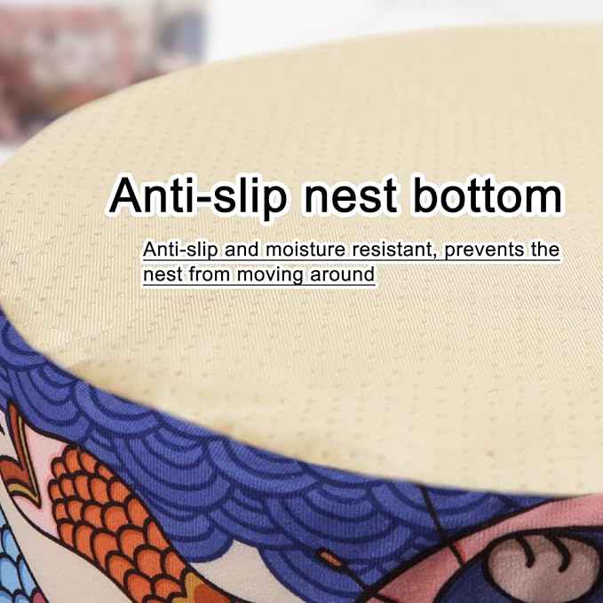 寵幸 Ramen Noodle Dog & Cat Bed,Keep Warm and Super Soft Creative Pet Nest for Indoor Cats,Removable Washable Cushion for Small Medium Large Dogs and Cats
