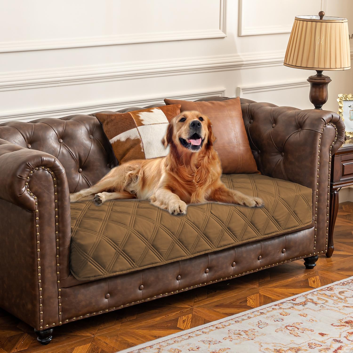 Ameritex Waterproof Dog Bed Cover Pet Blanket with Anti-Slip Back for Furniture Bed Couch Sofa - Pet Explorer