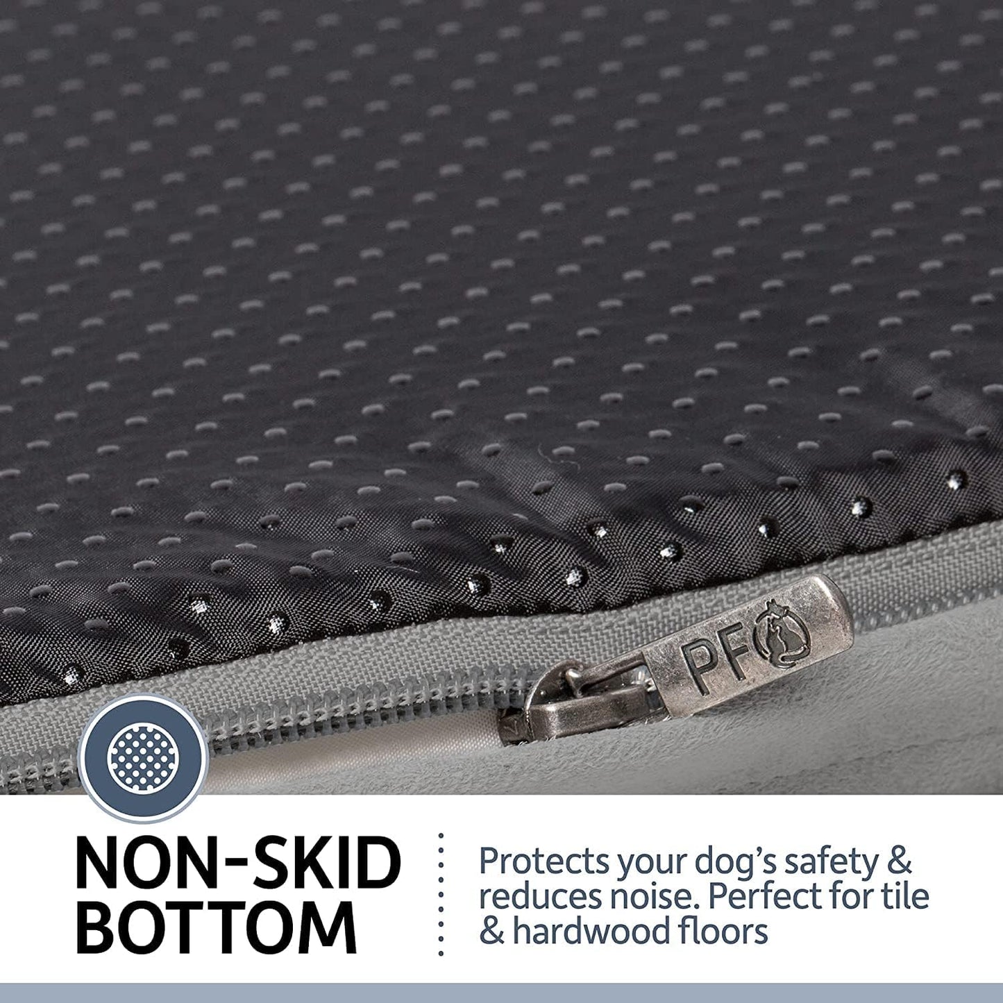 PetFusion Ultimate Dog Bed, Orthopedic Memory Foam, Multiple Sizes/Colors, Medium Firmness Pillow, Waterproof Liner, YKK Zippers, Breathable 35% Cotton Cover,1yr. Warranty,Brown, X-Large (44x34") - Pet Explorer