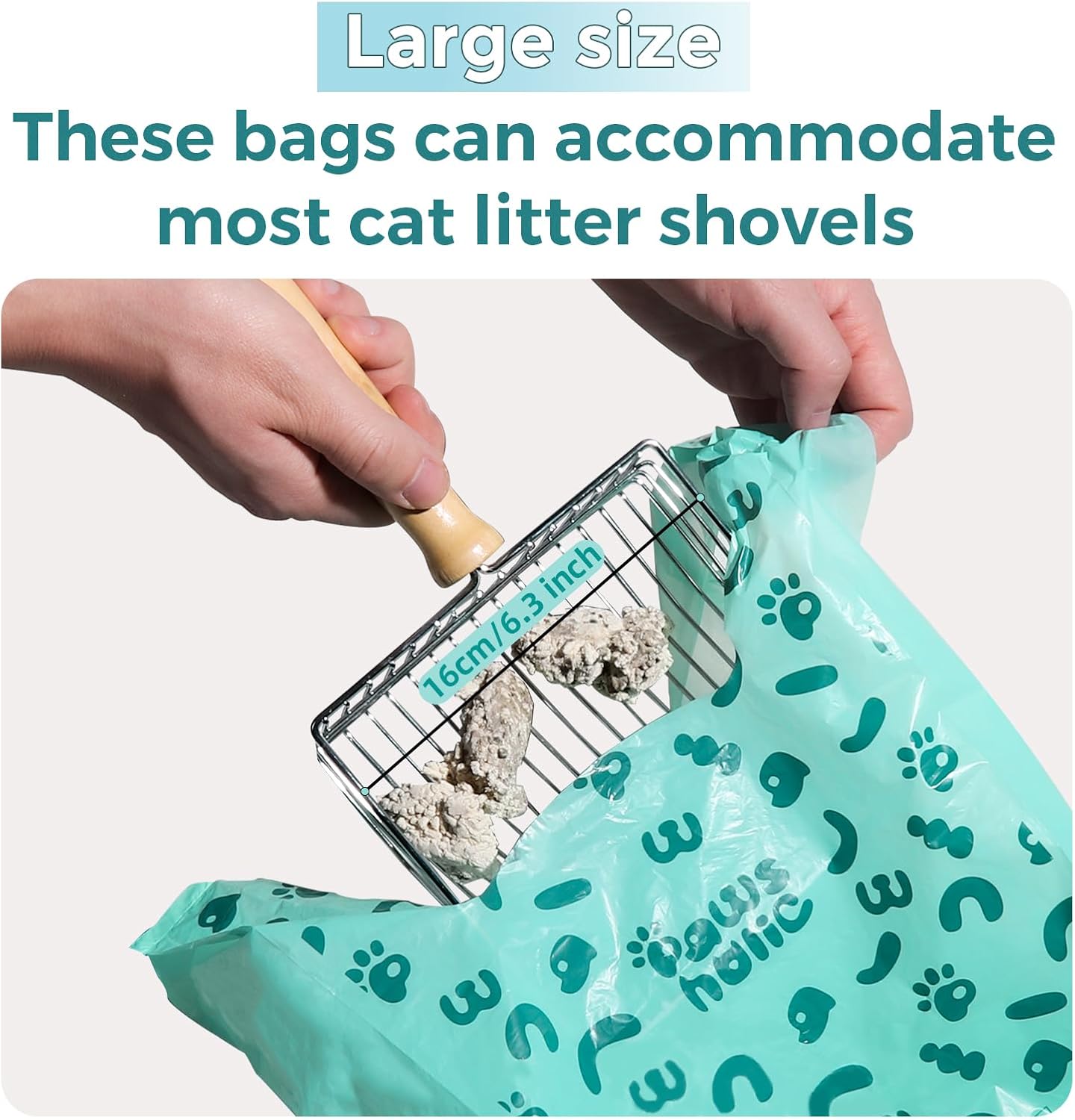 Cat Litter Bags and Dog Poop Bags with Handle, 180 Counts, Cornstarch Based Extra-Thick&100% Leak Proof,Pet Waste Bag for Kitty and Doggie (Lavender Scented) - Pet Explorer