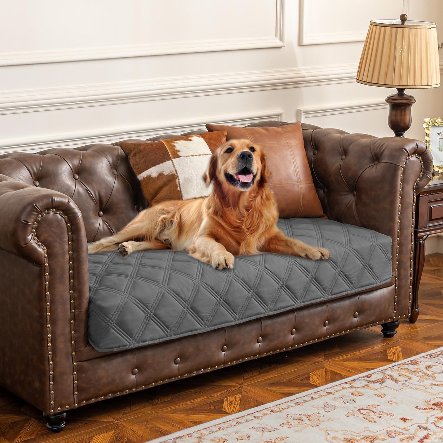 Ameritex Waterproof Dog Bed Cover Pet Blanket with Anti-Slip Back for Furniture Bed Couch Sofa - Pet Explorer