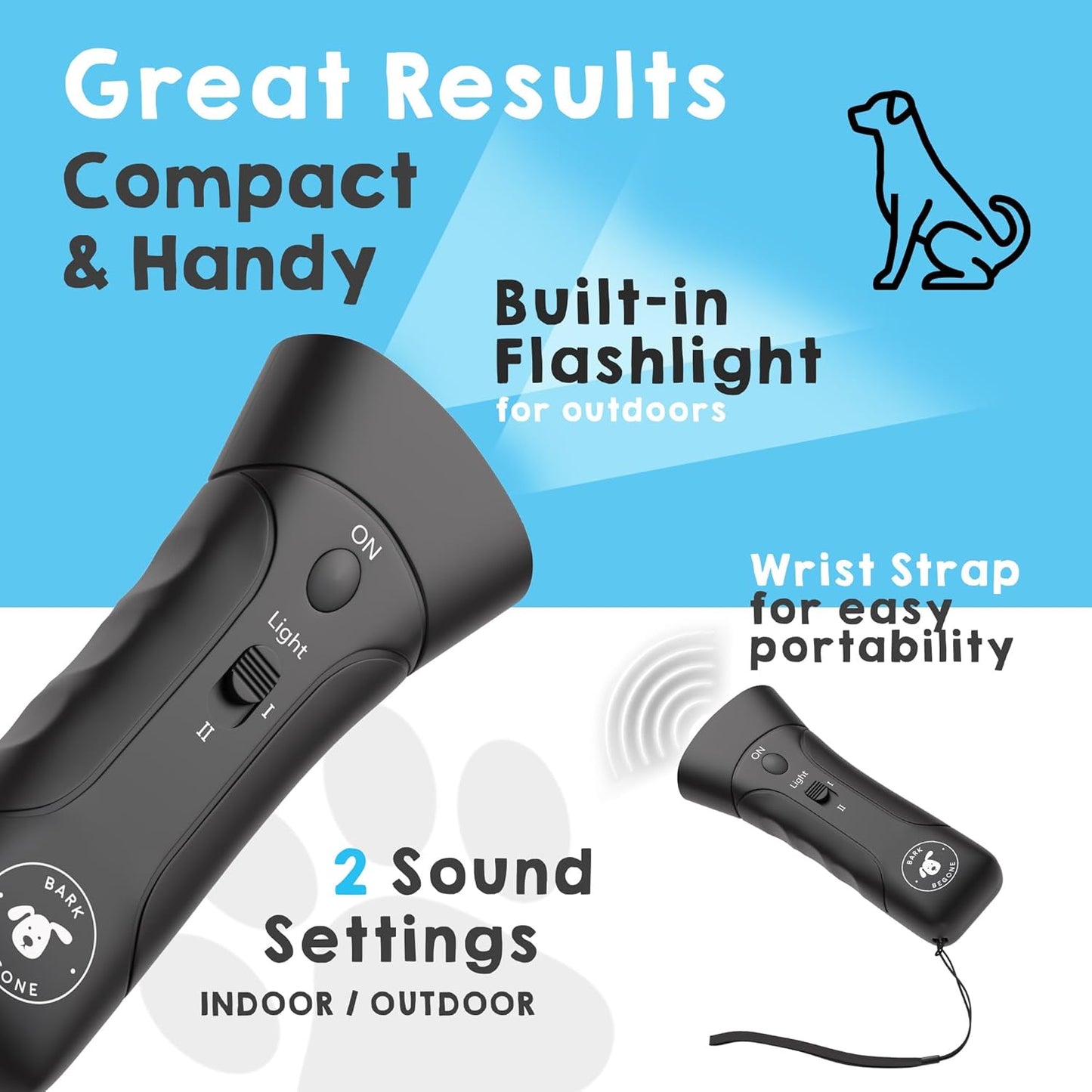 2023 Ultrasonic Dog Bark Deterrent & Behavior Corrector - Stop Barking, Jumping, Aggression Without Yelling - Just Point & Press! Backed by Kevin Harrington from Shark Tank - Pet Explorer