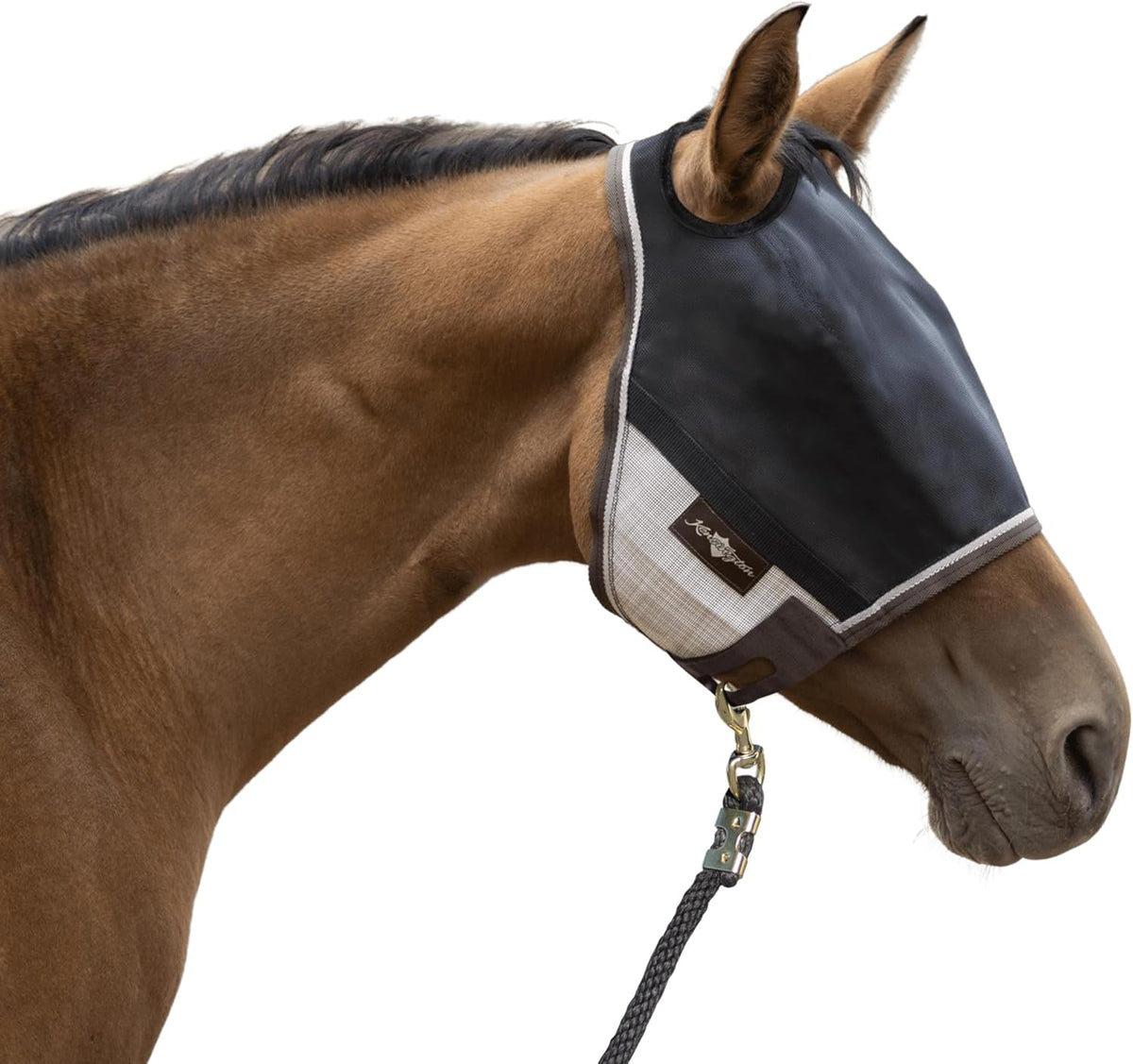 Kensington 90% UV Fly Mask CatchMask UViator - Without Ears & Forelock Freedom Web Trim Size: X.Large Color: 500 - Desert Sand
