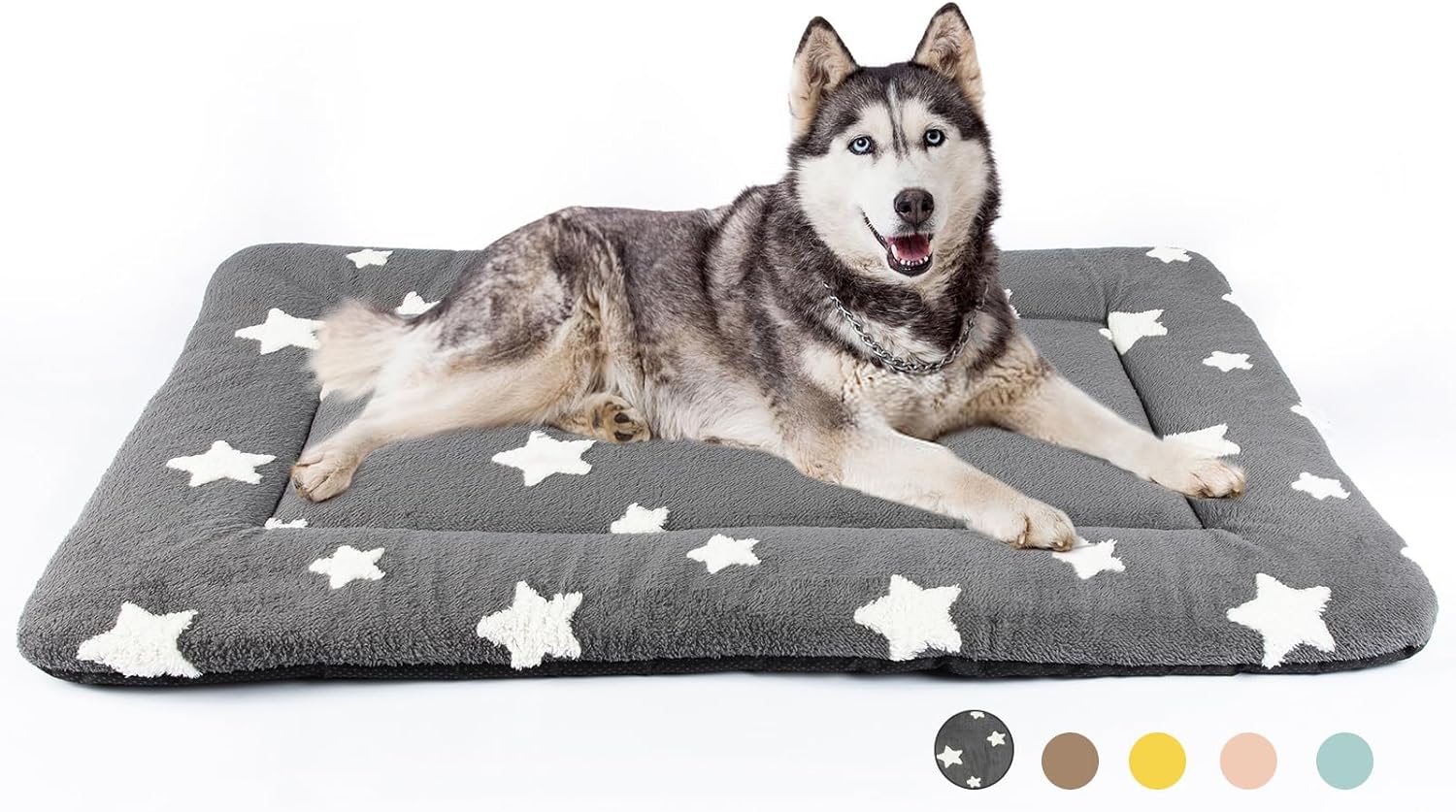 Mora Pets Dog Crate Pad Dog Bed Mat for XLarge Dogs Washable Thin Pet Kennel Pad for 48 inch Cage Ultra Soft Flat Puppy Mattress Cat Cushion for Cozy Sleeping Anti-Slip Grey 48 x 29 - Pet Explorer