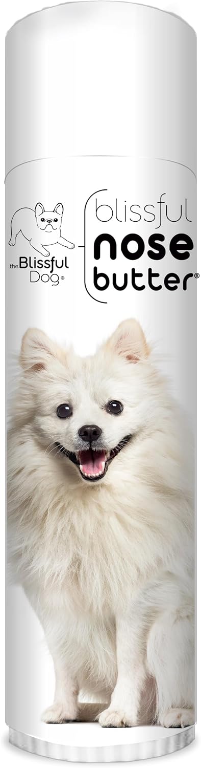 The Blissful Dog American Eskimo Nose Butter for Dry, Cracked Skin, Lick-Safe Dog Nose Balm with Moisturizing Shea Butter, Almond, Olive, and Essential Oils, Pet Supplies, Uncented, 0.50 oz. - Pet Explorer