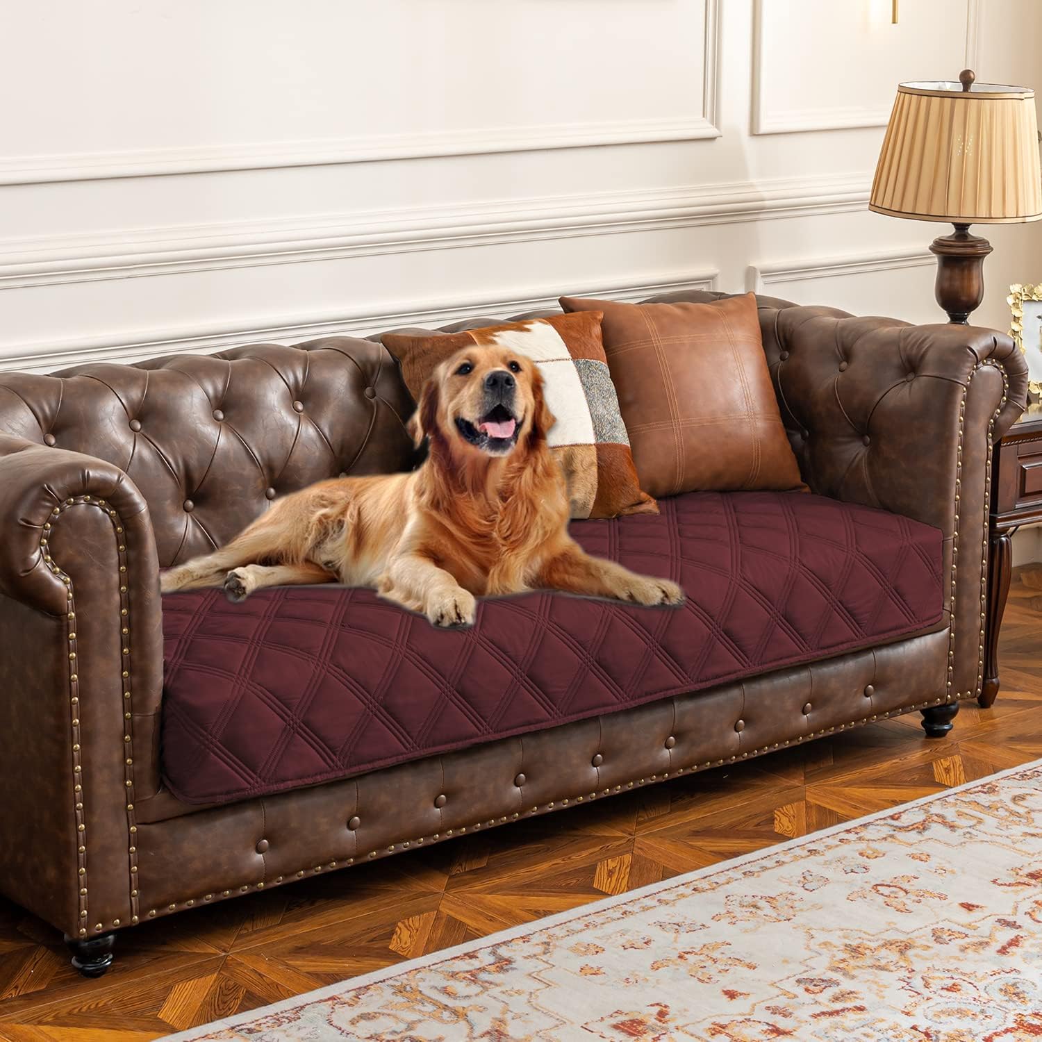 Ameritex Waterproof Dog Bed Cover Pet Blanket with Anti-Slip Back for Furniture Bed Couch Sofa - Pet Explorer
