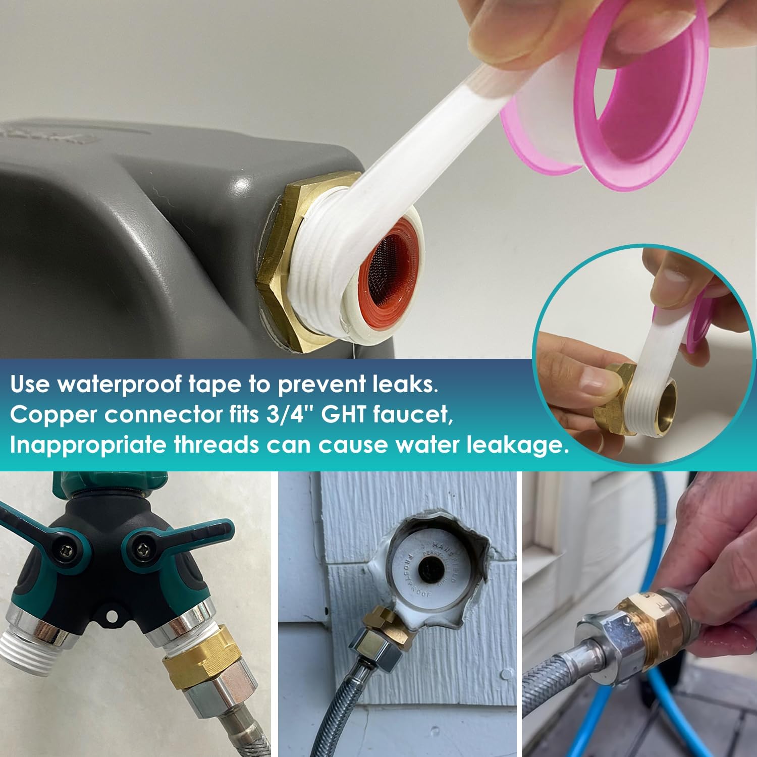 Automatic Dog Water Bowl Dispenser, Patented Automatic 2L Water Dispenser for Dogs, Chicken Waterer Bowl Fit 3/4''GHT Faucet, Water Hose Copper Connector Outdoor Dog Water Bowl for Livestock - Pet Explorer