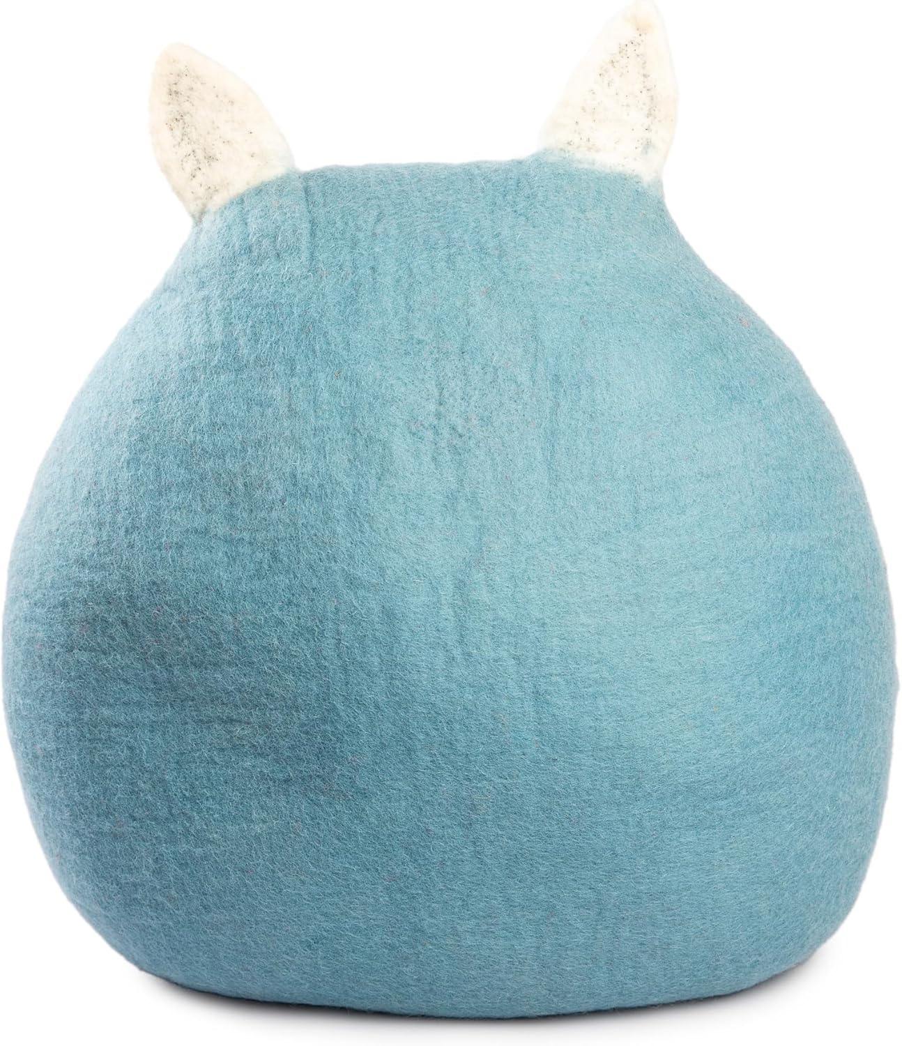 Luxurious Eco-Friendly Merino Wool Cat Cave Bed Sloth - Foldable Hideaway Pod for Indoor Cats - Premium Felt Kitten Beds - Covered Cat House for Ultimate Cozy Comfort by Woolygon - Pet Explorer