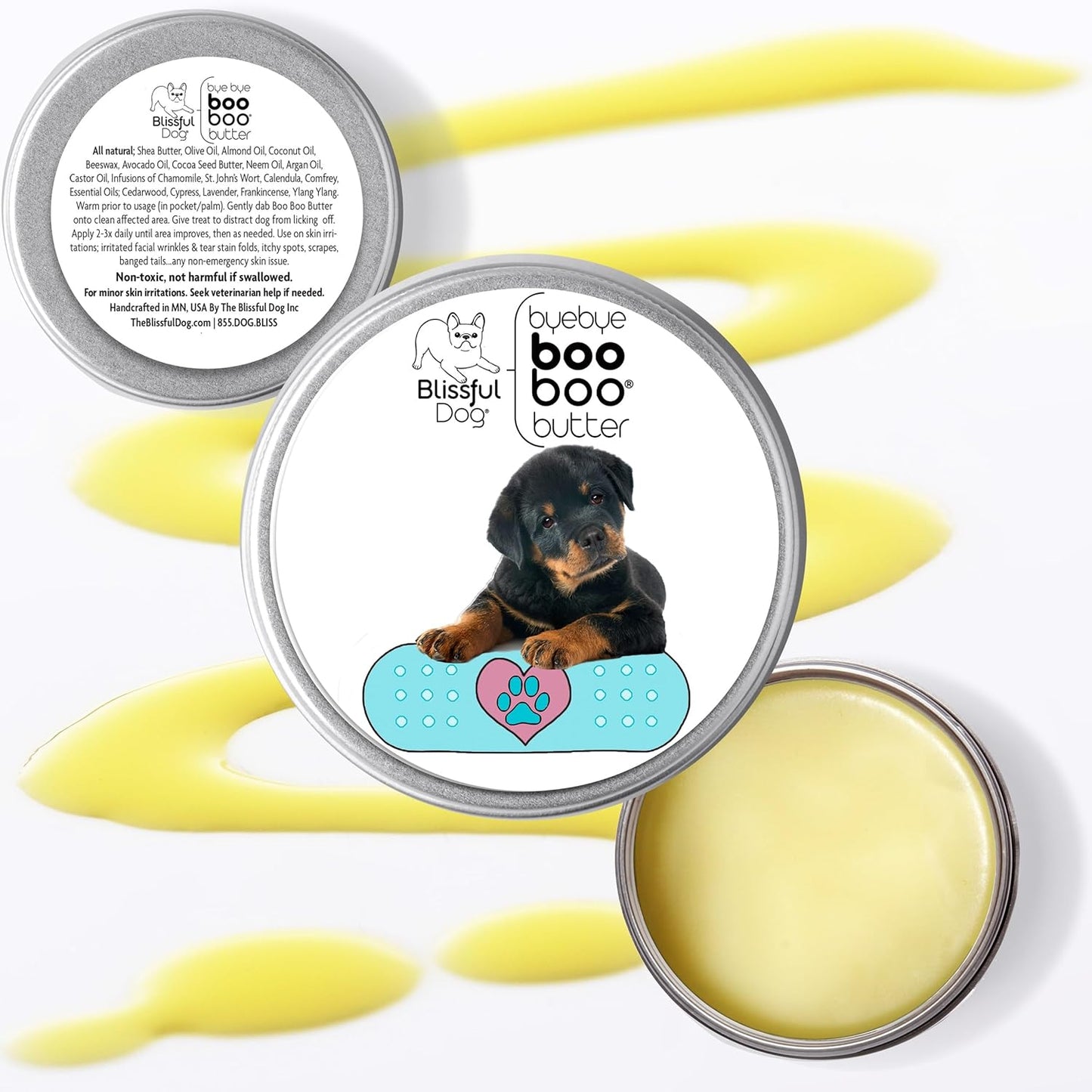 The Blissful Dog Rottweiler Boo Butter, 2 oz - Pet Explorer