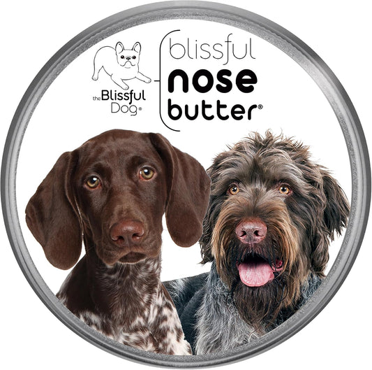 The Blissful Dog German Shorthaired Pointer Nose Butter for Dry, Cracked Skin, Lick-Safe Dog Nose Balm with Moisturizing Shea Butter, Almond, Olive, and Essential Oils, Pet Supplies, Uncented, 1 oz. - Pet Explorer