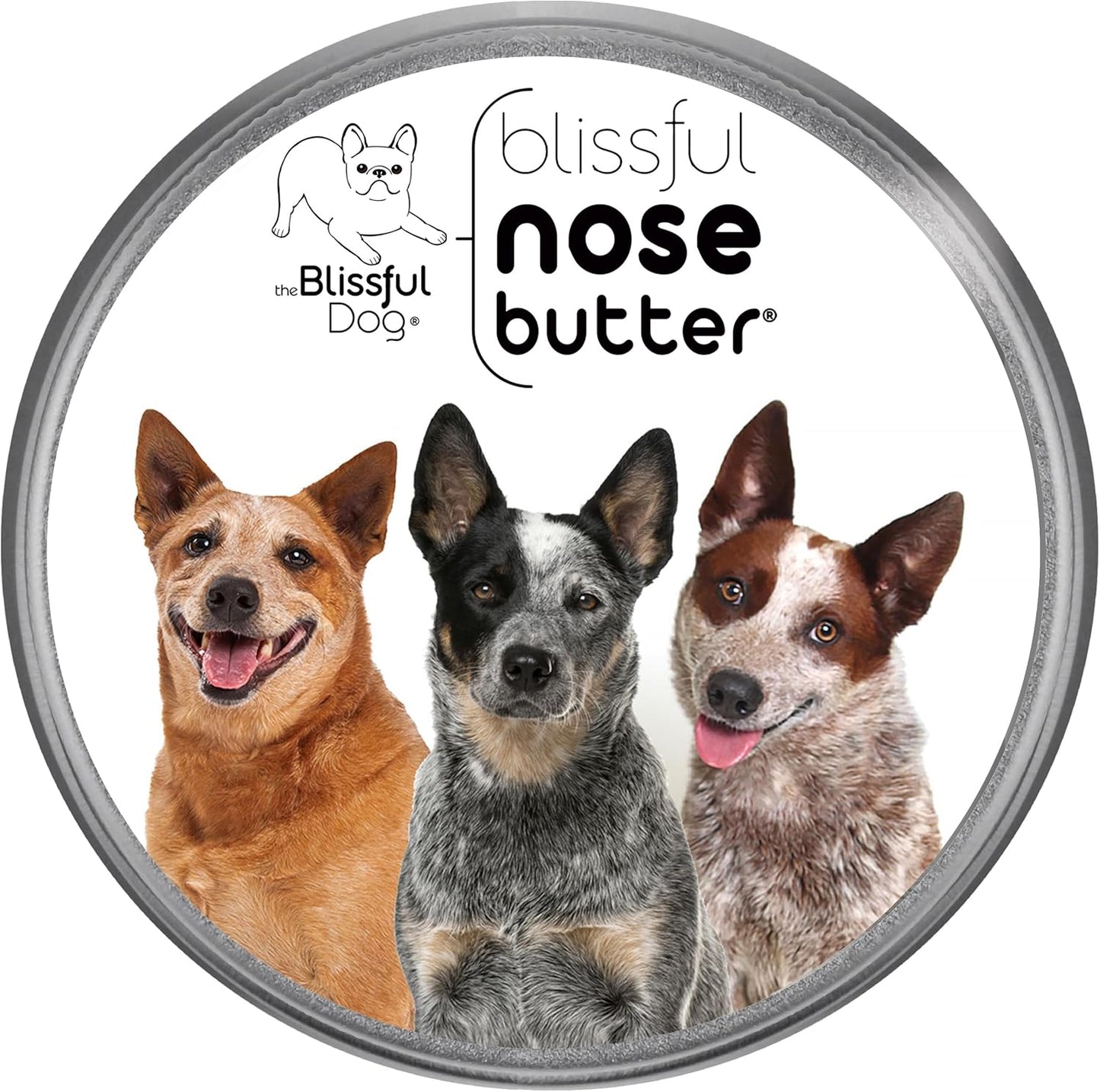 The Blissful Dog Australian Cattle Dog Unscented Nose Butter - Dog Nose Butter, 8 Ounce - Pet Explorer