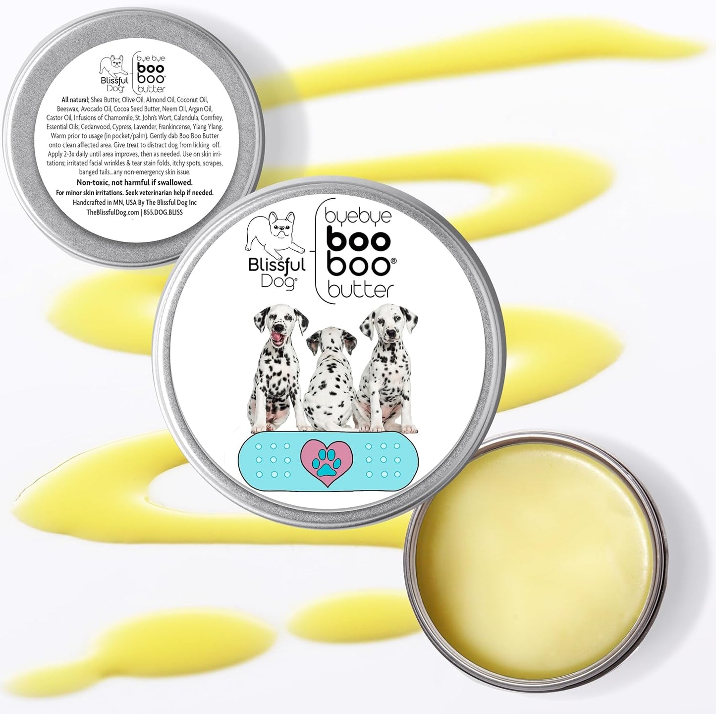 The Blissful Dog Dalmatian Boo Boo Butter, 16 oz. - Pet Explorer