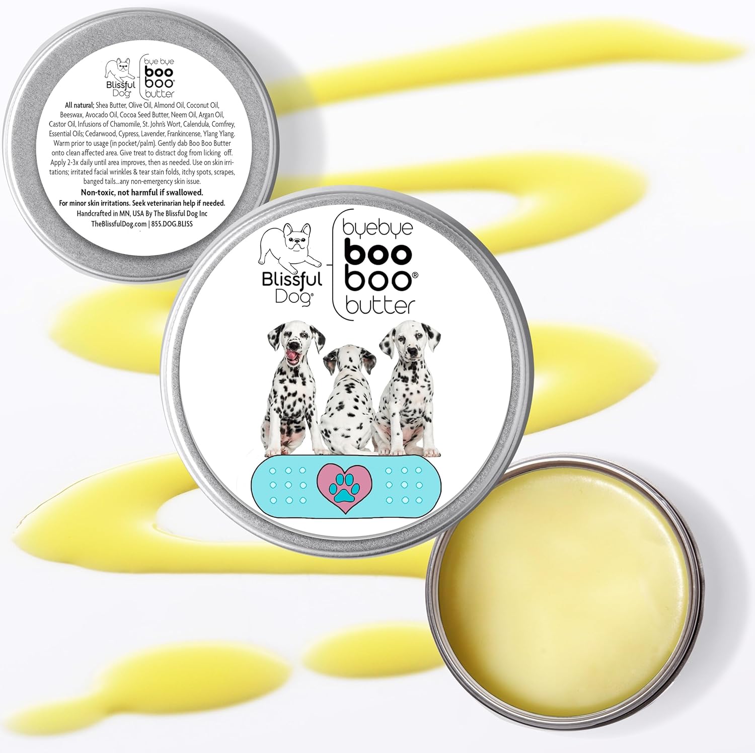 The Blissful Dog Dalmatian Boo Boo Butter, 16 oz. - Pet Explorer