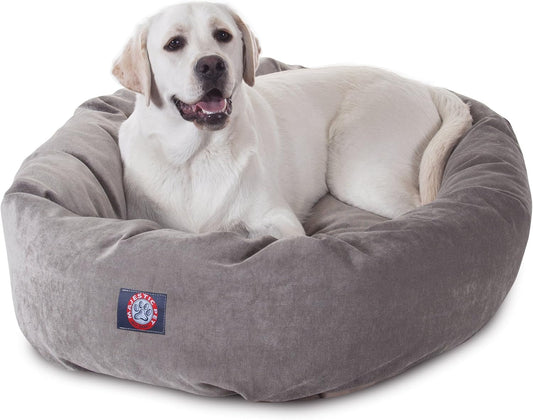 Majestic Pet Villa 40 Inch Shredded Memory Foam Dog Bed for Large Sized Dogs 40x29x9 Inch–Orthopedic Dog Bed with Removable Washable Cover-Washable Large Pet Bed with Head Support-Vintage - Pet Explorer