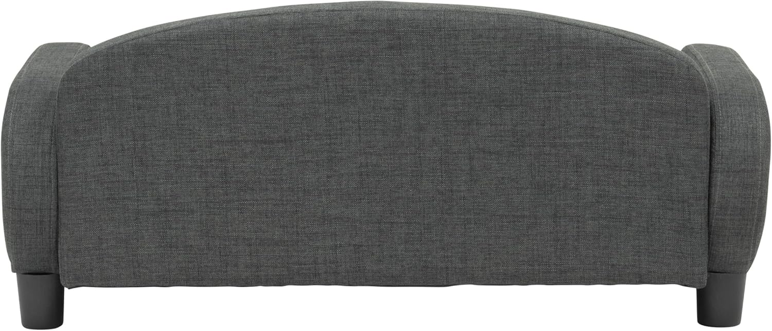 Paws & Purrs Multi-Cat Sofa Elevated Pet Bed for Indoor Cats Raised Cats Couch with Removable Washable Mattress Cover for Kittens, Dogs - 35.5" Wide, Gray - Pet Explorer