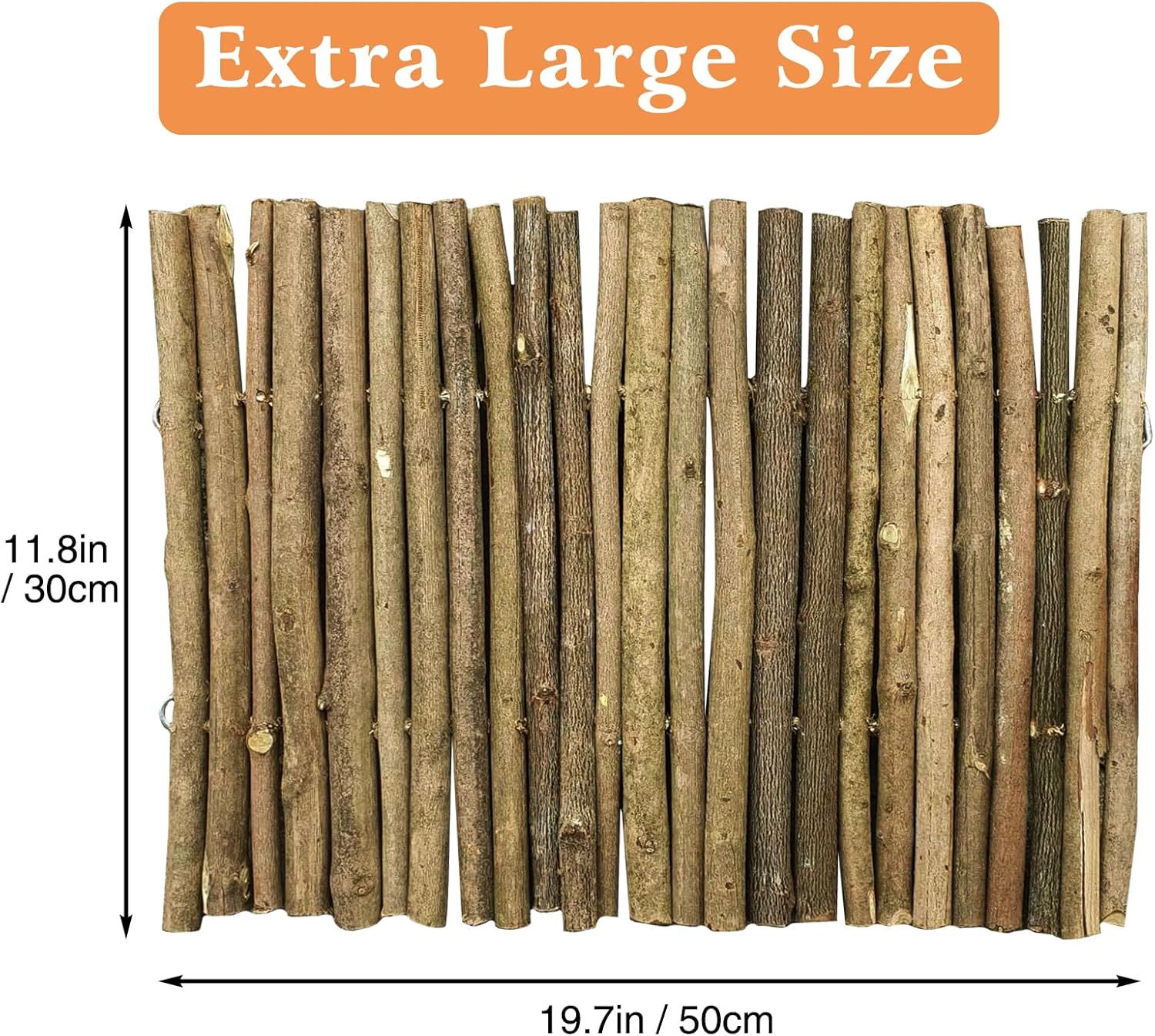 Hamiledyi Extra Large Wooden Reptile Hideout Bearded Dragon Bendy Bridge Climbing Ladder Hiding Hut Reptiles Hide Cave Habitat Decor for Lizards Gecko Spiders Snakes Tortoise(XL:20" x 11.8") - Pet Explorer