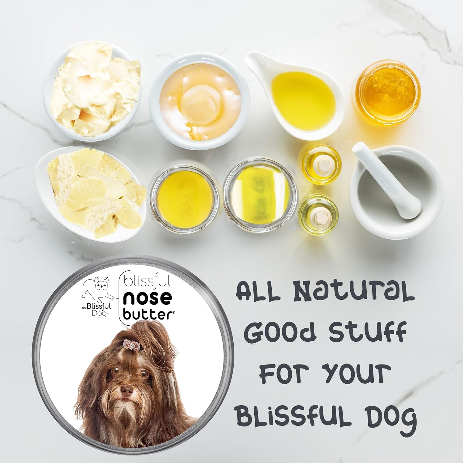 The Blissful Dog Havanese Unscented Nose Butter - Dog Nose Butter, 1 Ounce - Pet Explorer
