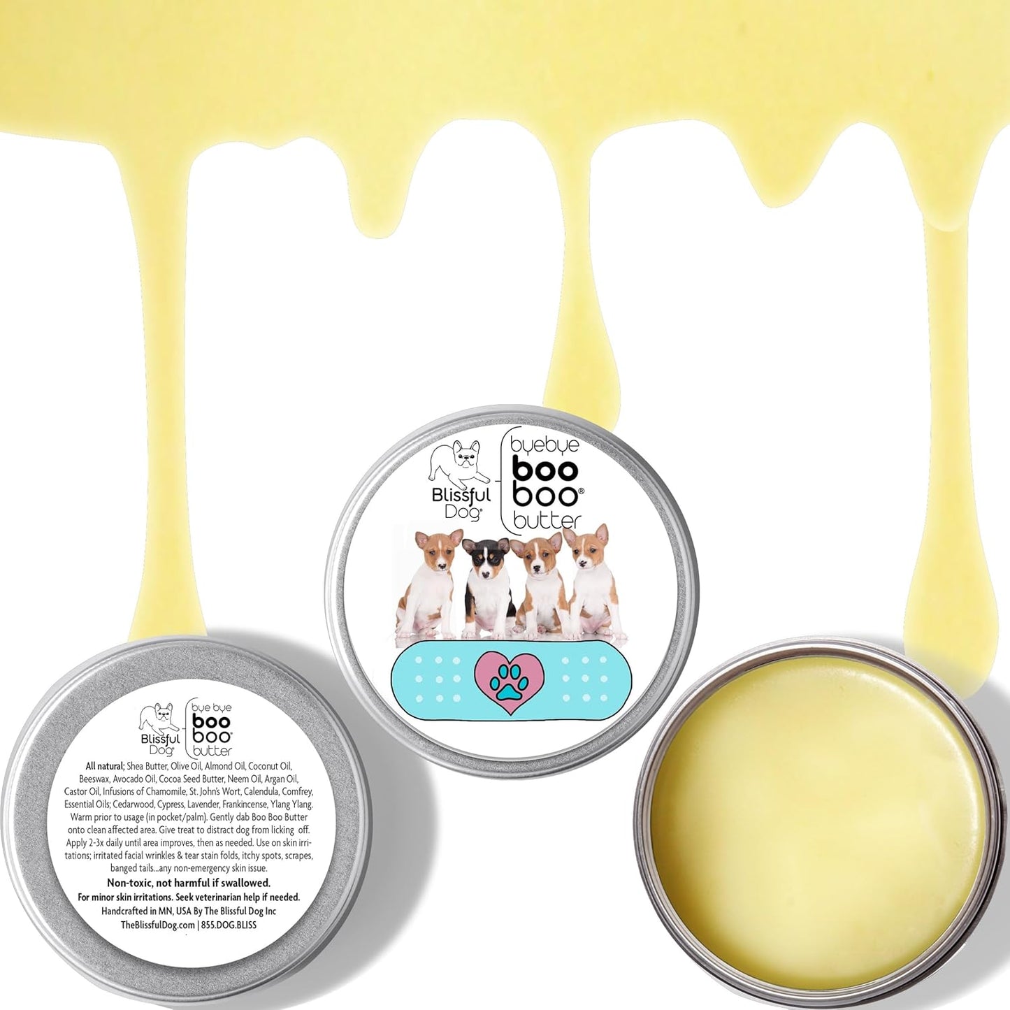 The Blissful Dog Basenji Boo Boo Butter, 8-Ounce - Pet Explorer