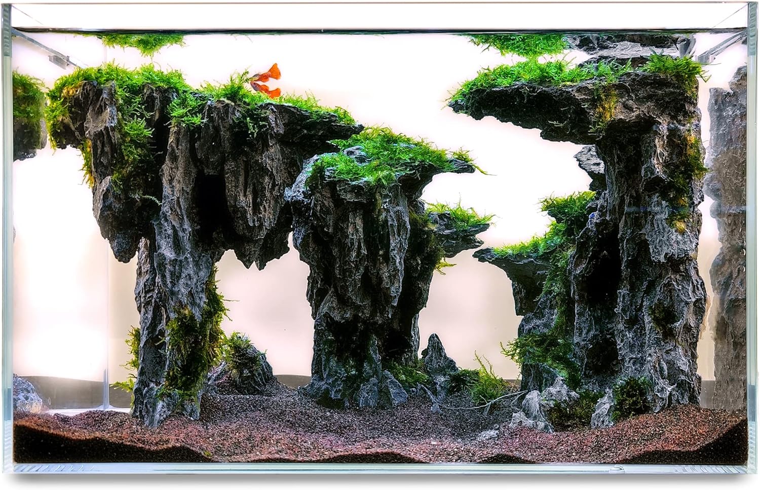 Fish Tank Decor Rocks.Aquarium Decoration Model.Easy and Quick Solution for Aquascaping.(Cave of Gods) - Pet Explorer