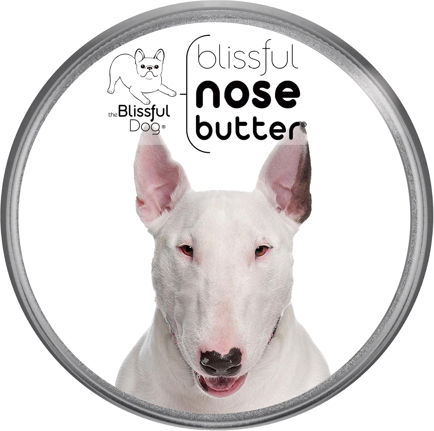 The Blissful Dog Bull Terrier Unscented Nose Butter, 1 oz - Pet Explorer