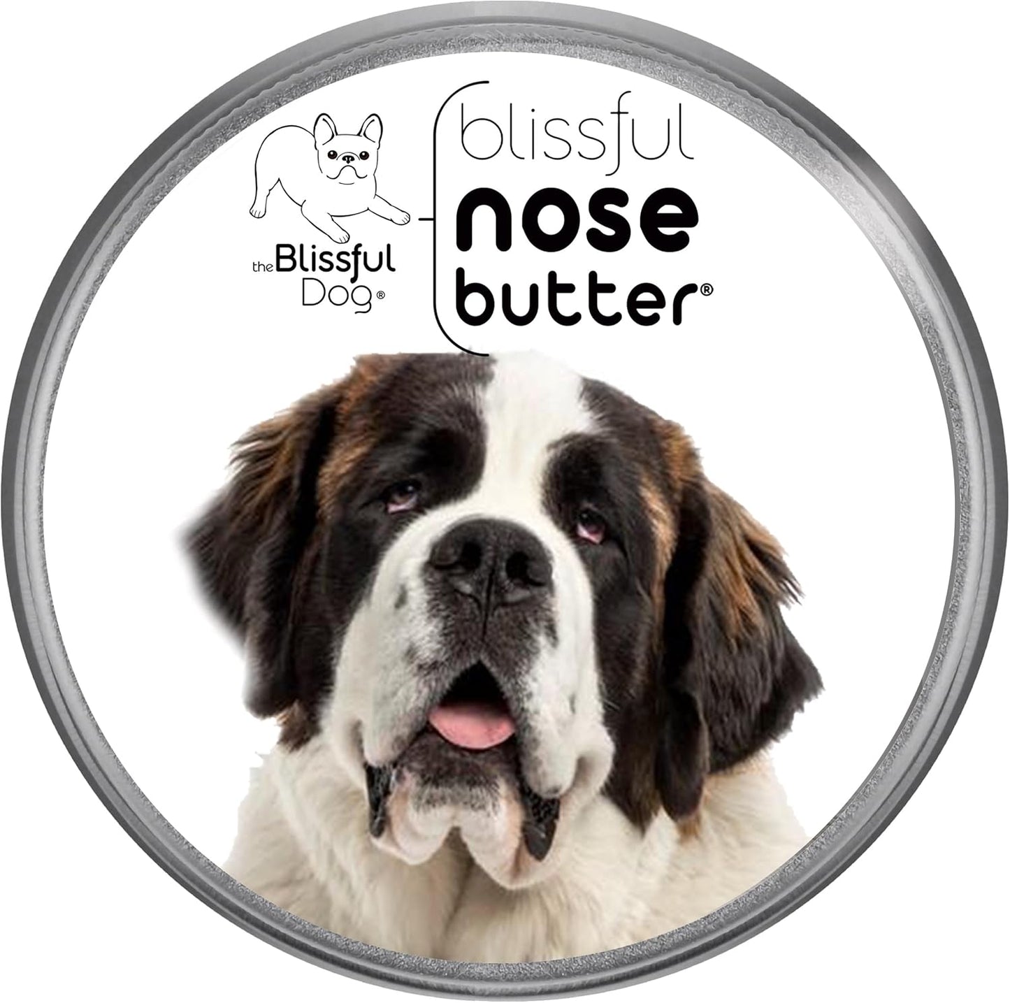 The Blissful Dog St. Bernard Nose Butter, Versatile Dog Nose Balm for Dry Nose, Handcrafted Nose Moisturizer, Easy-to-Apply Dog Essentials, Unscented, 1 oz. - Pet Explorer