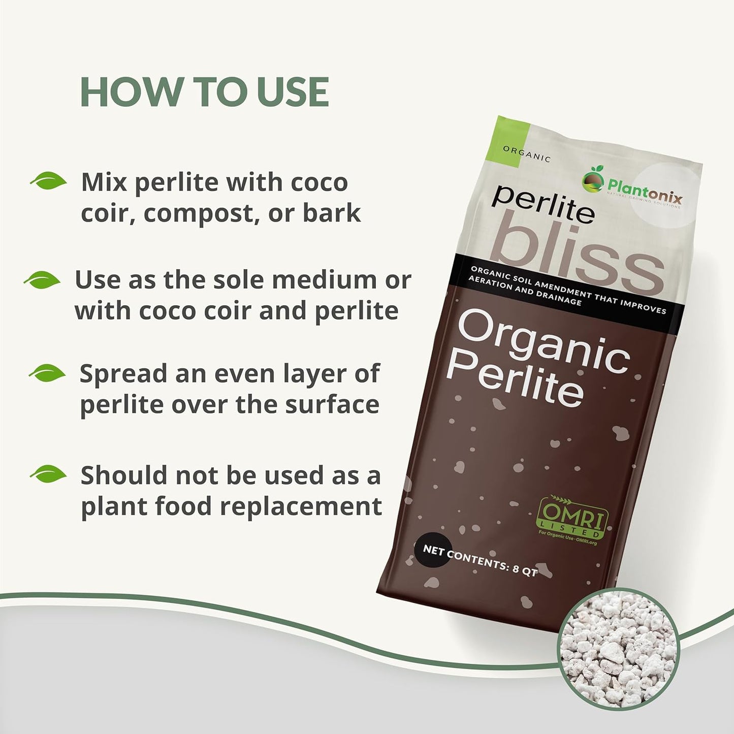 Perlite Bliss (16 Qts) - Organic Perlite for Plants - Coarse Perlite Bulk Soil Amendment - Chunky Perlite for Plants, Potting Soil, Garden Soil, & Coco Coir - Horticultural Perlite for Gardening - Pet Explorer