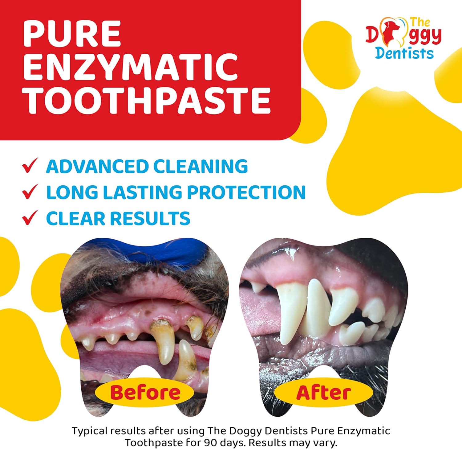 Vet Strength Pure Enzymatic Dog & Cat Toothpaste | 3.5oz Beef Flavor | Enzyme Pet Toothpaste for Tartar Removal, Bad Breath, Teeth Cleaning | Suitable for Puppies & Kittens - Pet Explorer