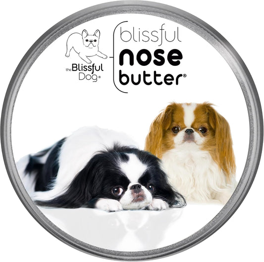 The Blissful Dog Japanese Chin Nose Butter for Dry, Cracked Skin, Lick-Safe Dog Nose Balm with Moisturizing Shea Butter, Almond, Olive, and Essential Oils, Pet Supplies, Uncented, 8 oz. - Pet Explorer