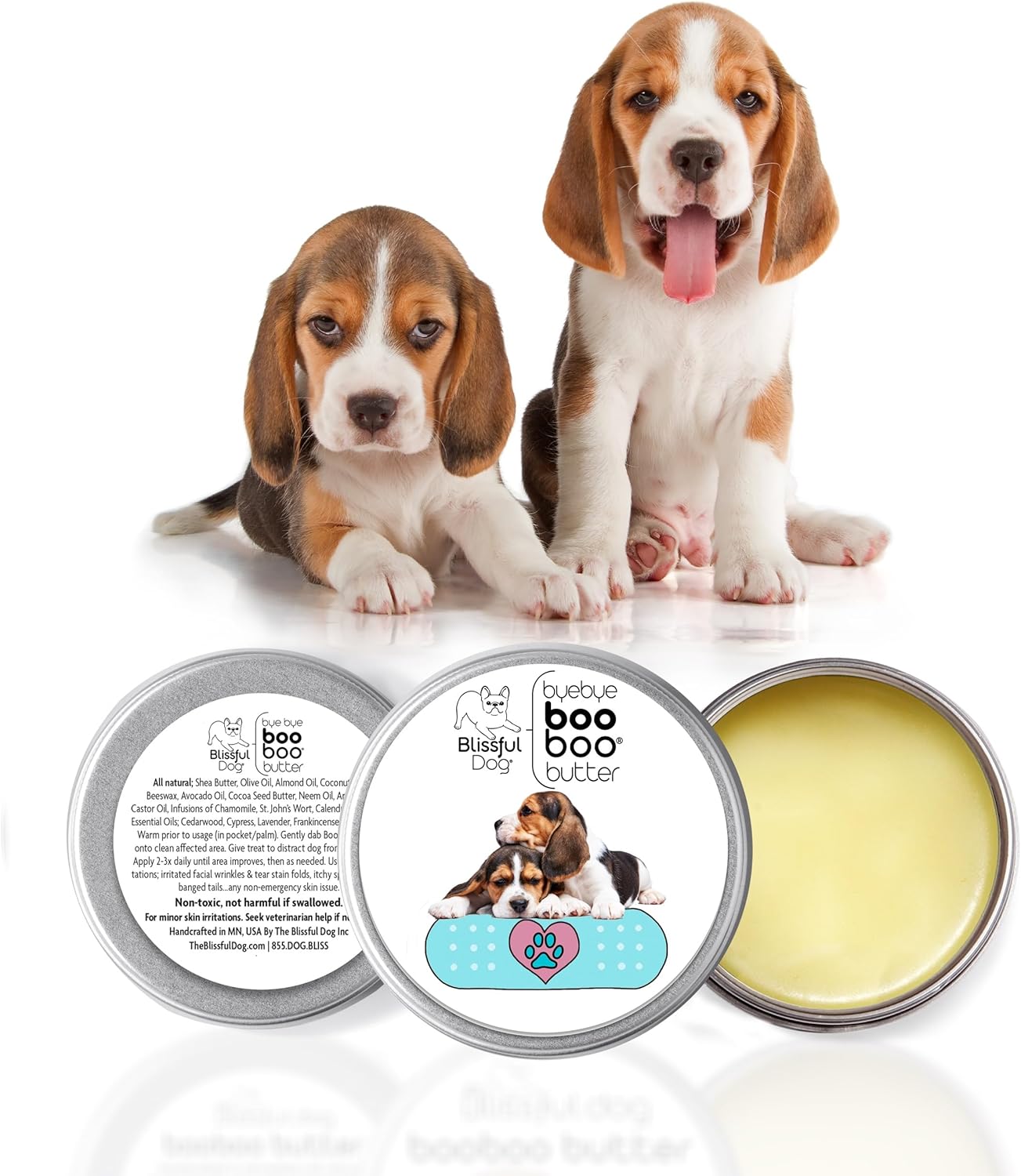 The Blissful Dog 4 oz TIN Beagle Booboo Butter - Pet Explorer