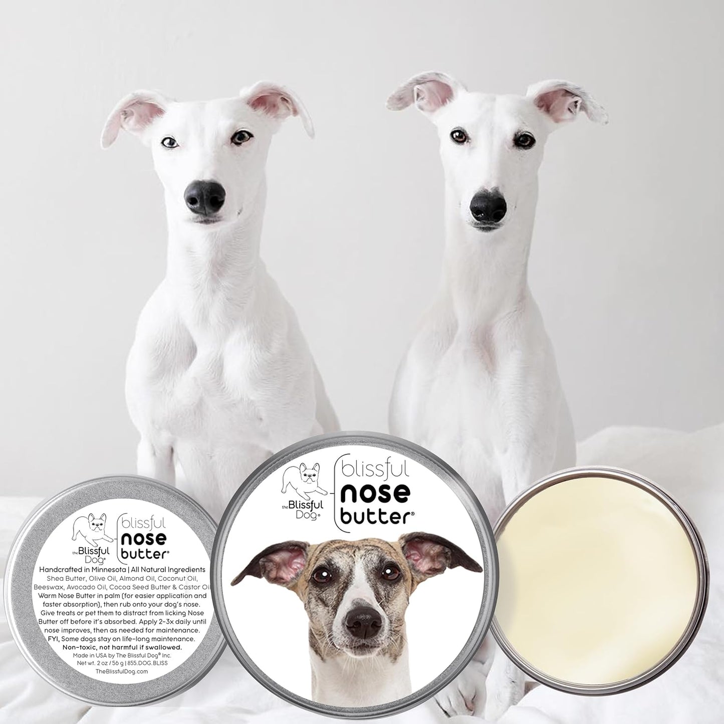 The Blissful Dog Whippet Unscented Nose Butter - Dog Nose Butter, 1 Ounce - Pet Explorer