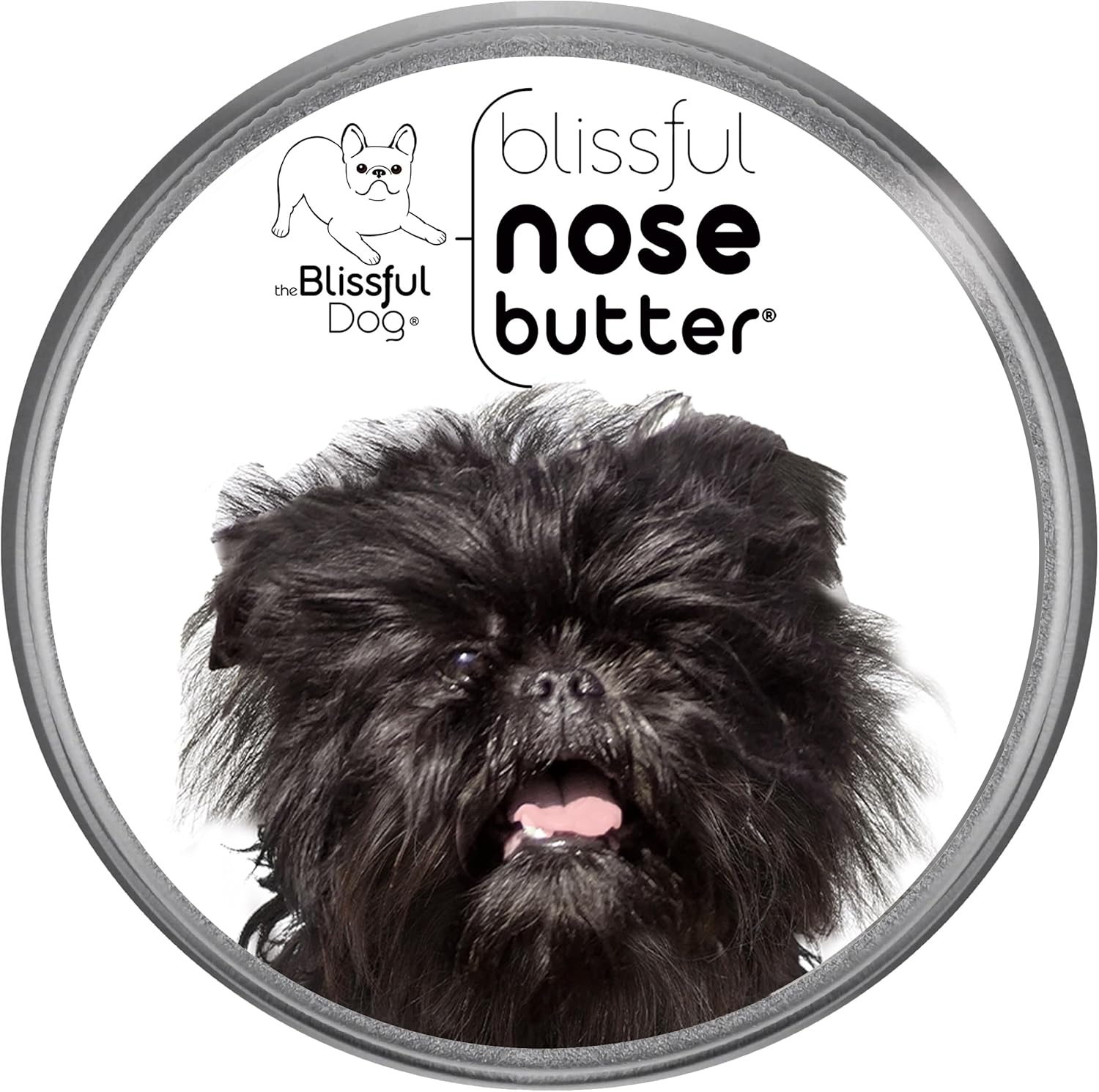 The Blissful Dog Affenpinscher Nose Butter for Dry, Cracked Skin, Lick-Safe Dog Nose Balm with Moisturizing Shea Butter, Almond, Olive, and Essential Oils, Pet Supplies, Uncented, 1 oz. - Pet Explorer