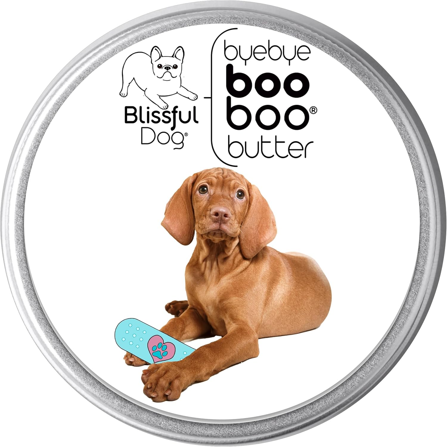 The Blissful Dog 8 oz TIN Vizsla Booboo Butter - Pet Explorer
