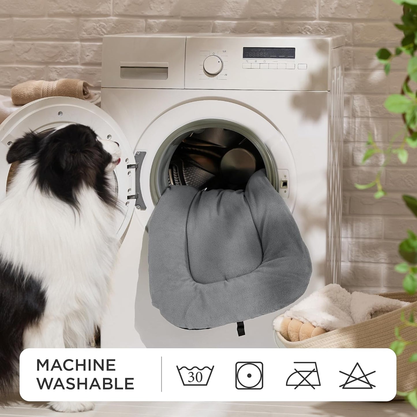 Bedsure Washable Dog Crate Pad for Small Dogs, Anti-Slip Puppy Kennel Dog Bed for Crate - Ultra Soft Fleece Flat Thin Pet Mat (Not Chew Proof), Light Grey 23"x17" - Pet Explorer