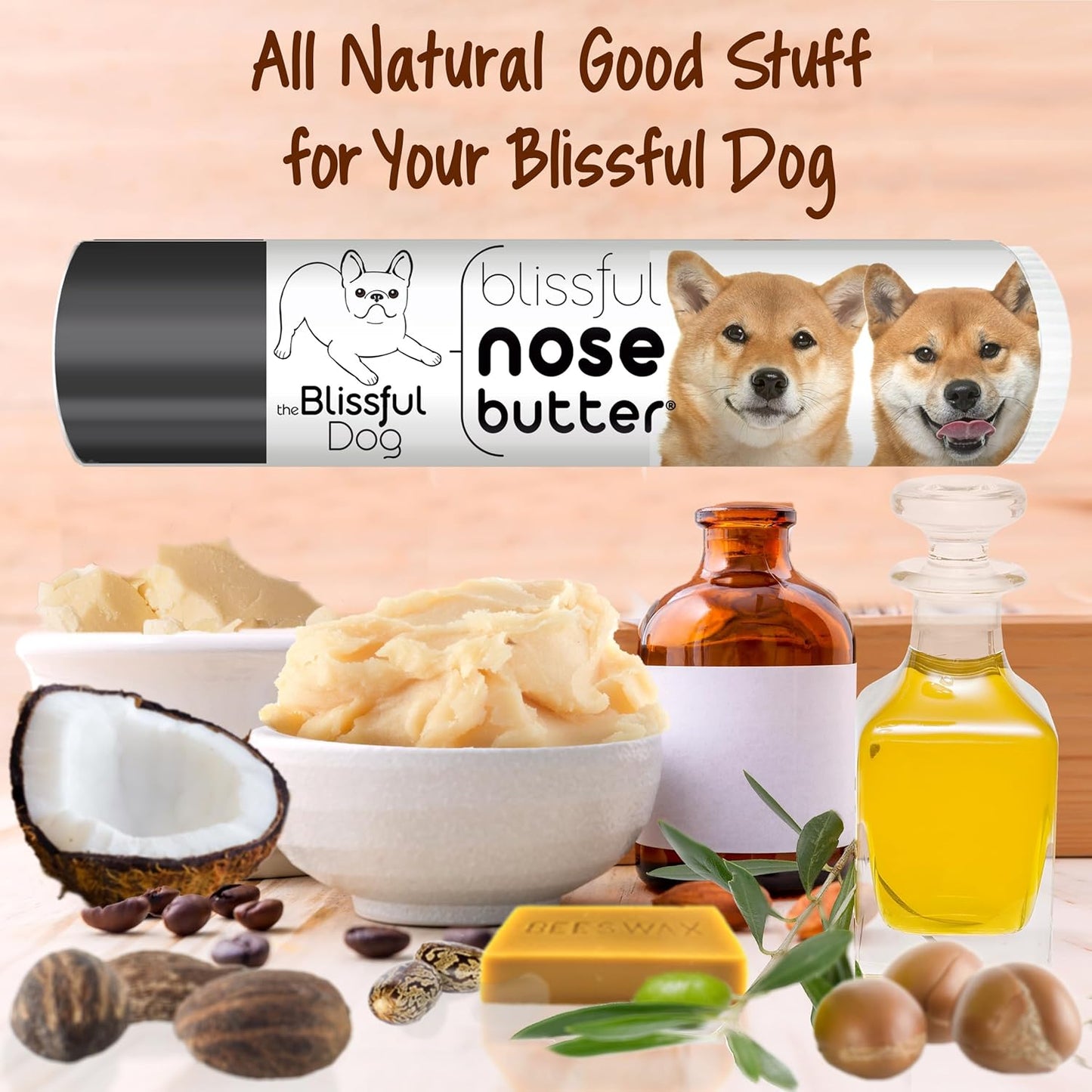 The Blissful Dog Shiba Inu Unscented Nose Butter, 0.15-Ounce - Pet Explorer