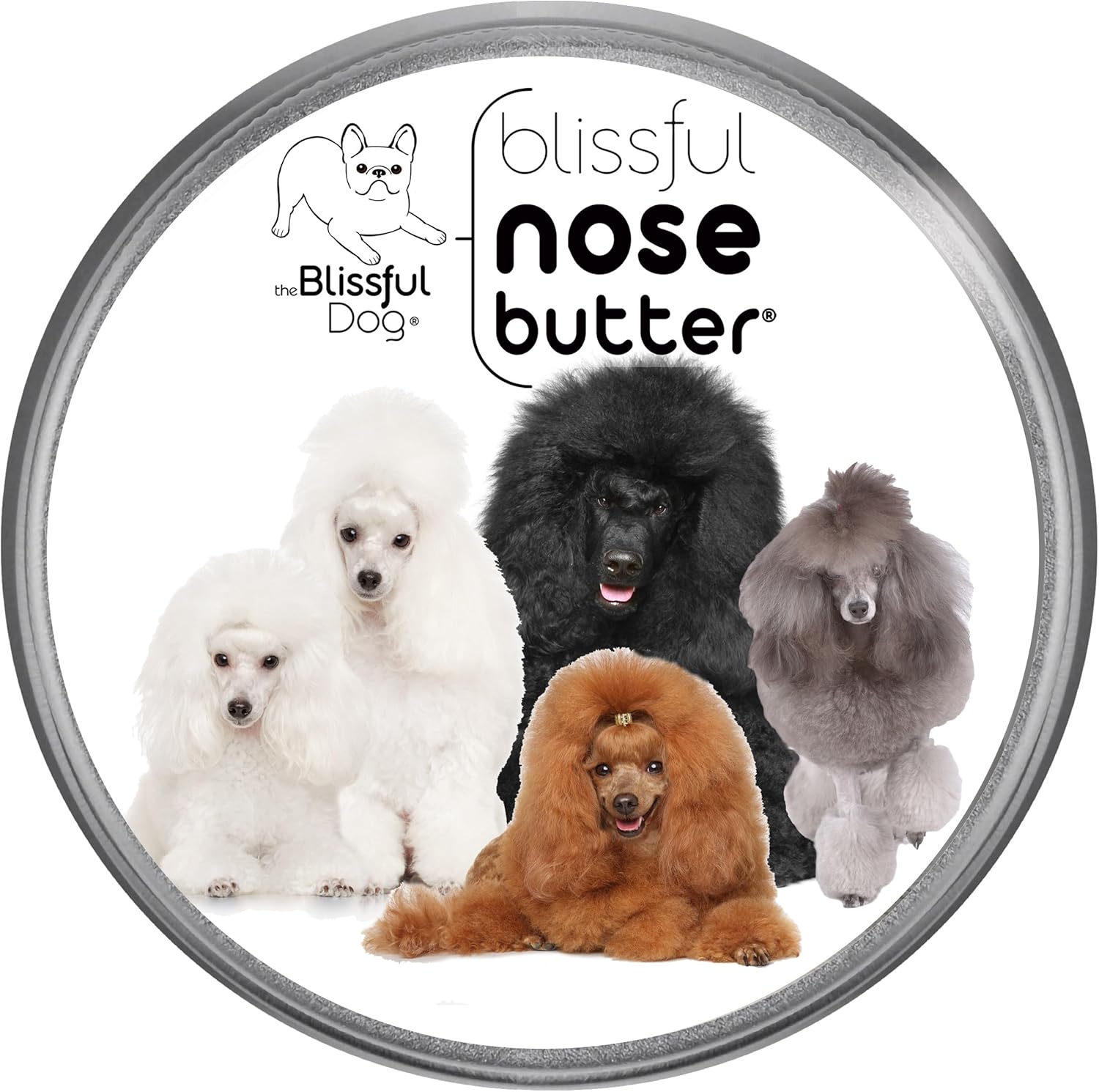 The Blissful Dog Poodle Unscented Nose Butter - Dog Nose Butter, 8 Ounce - Pet Explorer