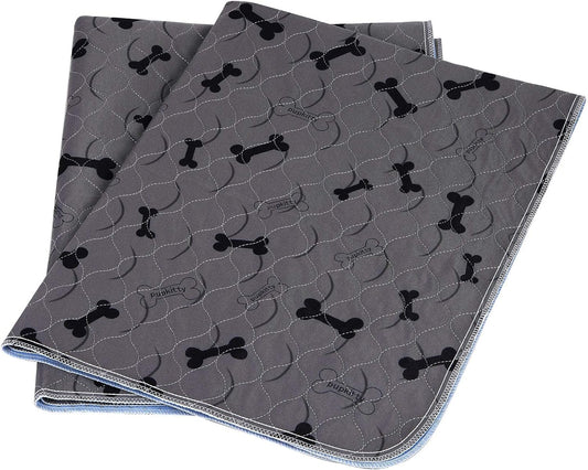 Washable Dog Pee Pads with Free Grooming Gloves,Non Slip Dog Mats with Great Urine Absorption,Reusable Puppy Pee Pads for Whelping,Potty,Training,Playpen - Pet Explorer