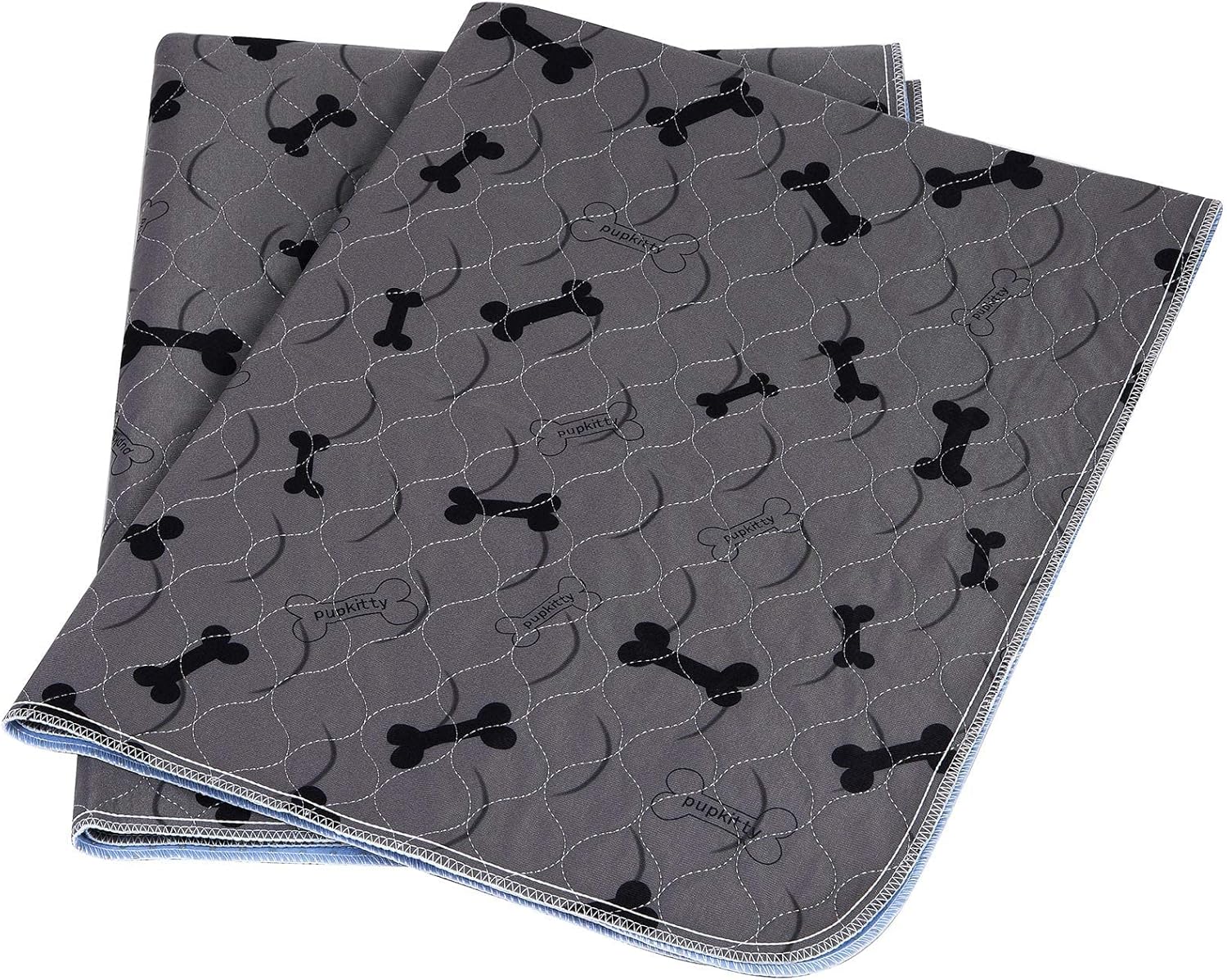 Washable Dog Pee Pads with Free Grooming Gloves,Non Slip Dog Mats with Great Urine Absorption,Reusable Puppy Pee Pads for Whelping,Potty,Training,Playpen - Pet Explorer