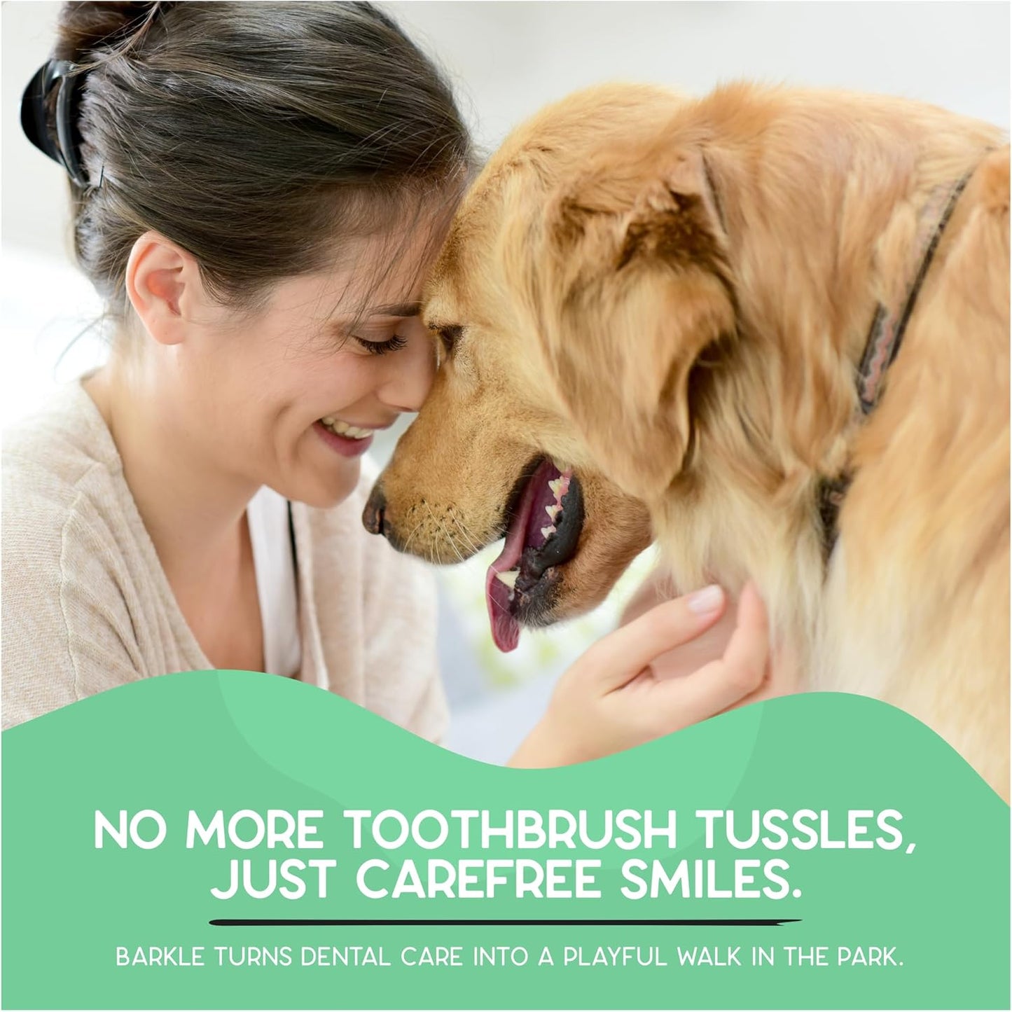 Barkle Vet Approved Dog Teeth Cleaning Toothpaste & Tooth Brushing Kit | Eliminate Plaque, Tartar & Bad Breath | Mint Dog Breath Freshener Gel | Puppy & Small Breed Safe | Free Finger Brush (60 Days) - Pet Explorer