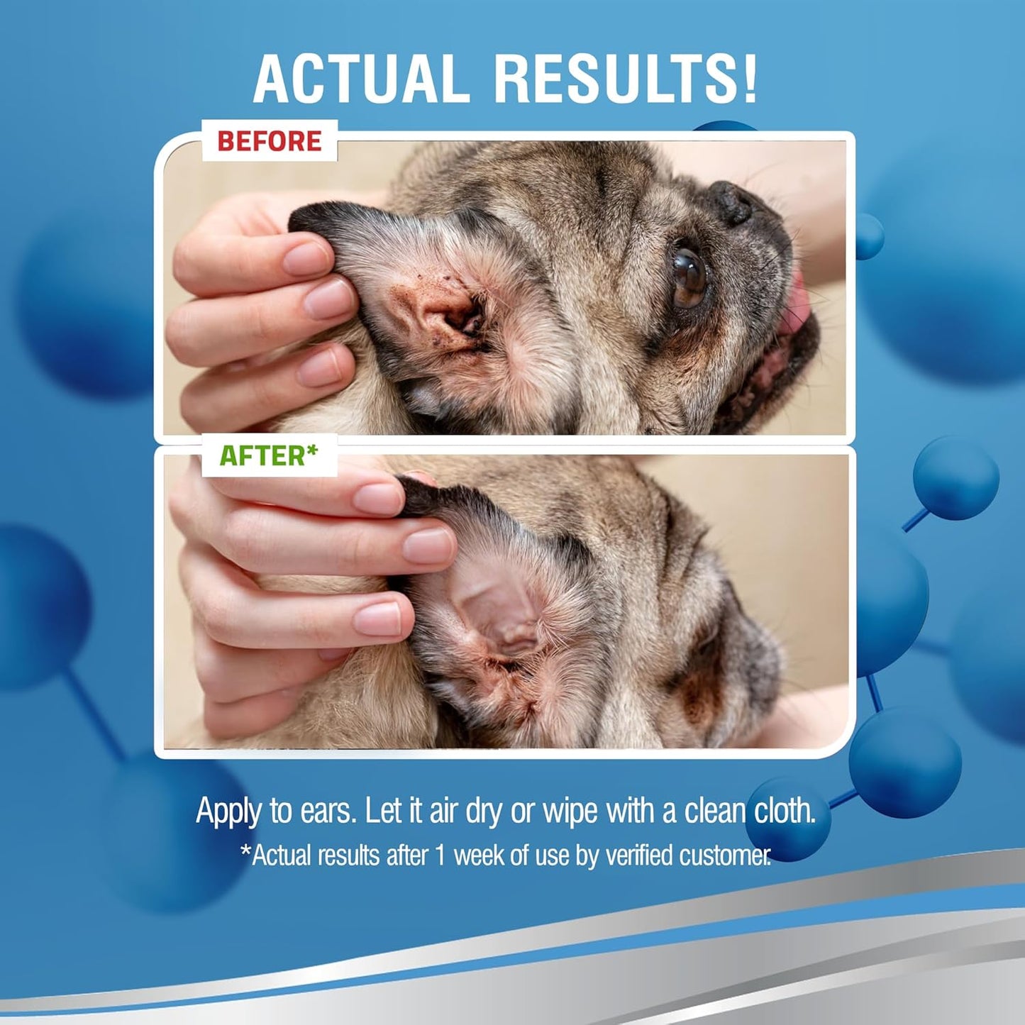PetSilver Ear Cleaner for Dogs & Cats – Gentle Otic Rinse with Chelated Silver Formula – Supports Clear, Comfortable Ears – Easy to Use – Thoughtfully Made in The USA with Care – 8 fl oz - Pet Explorer