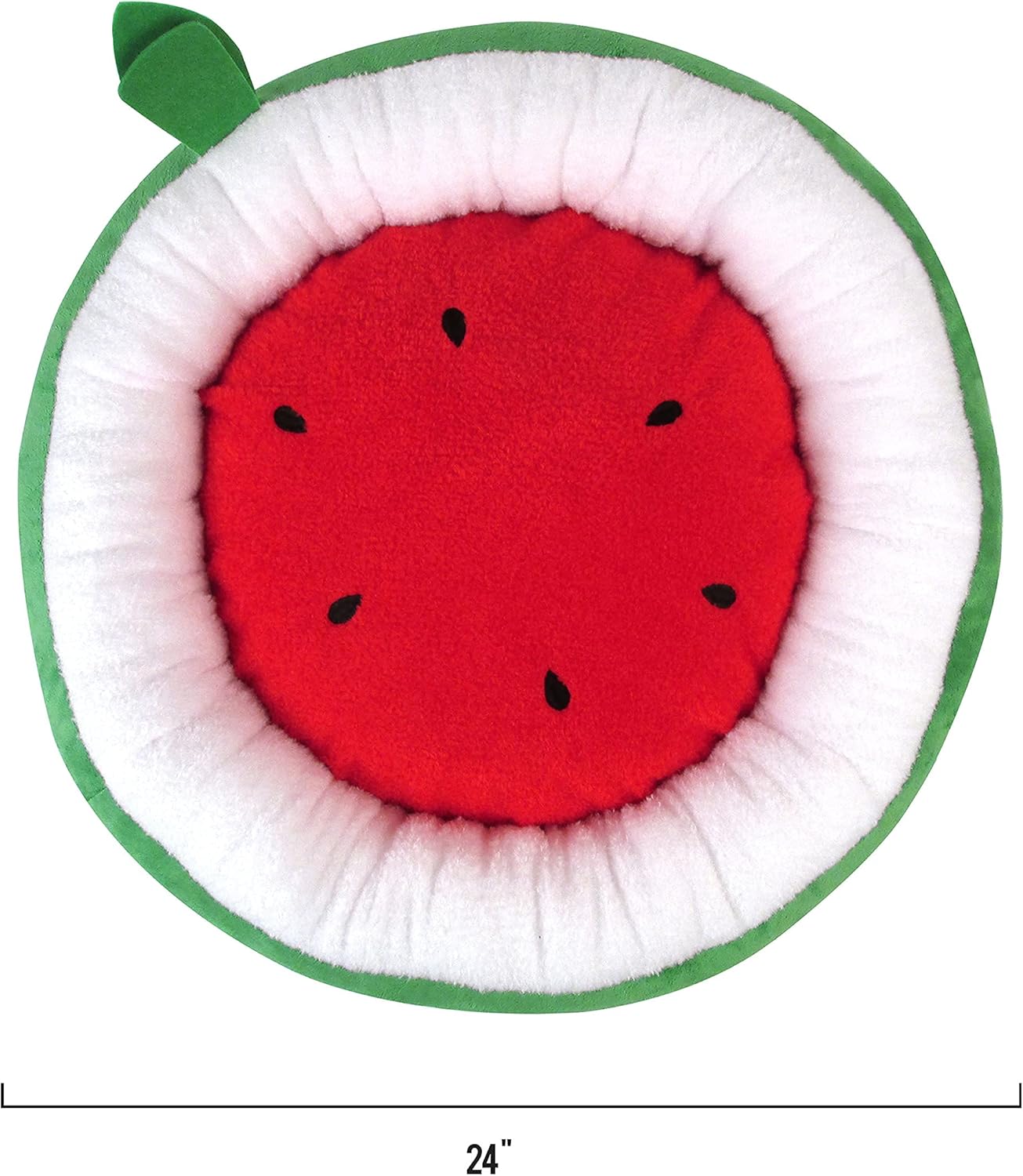 TONBO Soft Plush Small Cute and Cozy Watermelon Dog Cat Bed, Washer and Dryer Friendly (Watermelon) - Pet Explorer