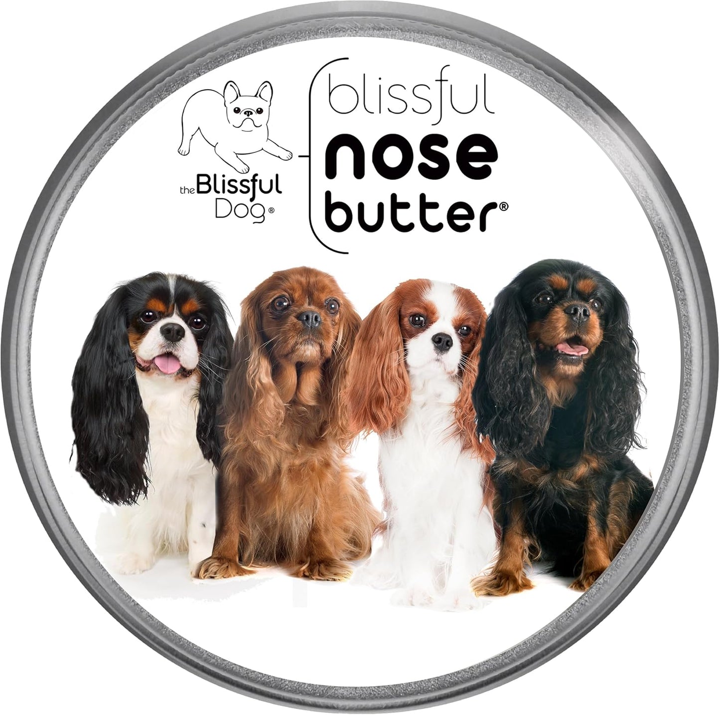 The Blissful Dog Cavalier King Charles Spaniel Unscented Nose Butter - Dog Nose Butter, 4 Ounce - Pet Explorer
