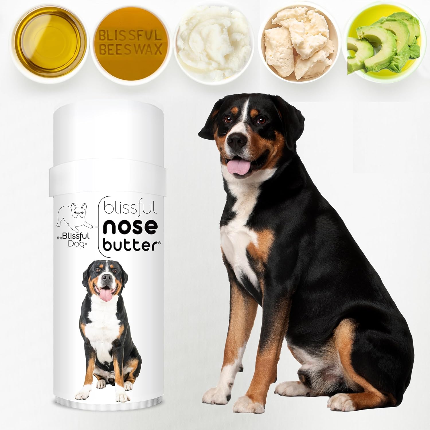 The Blissful Dog Greater Swiss Mountain Dog Unscented Nose Butter - Pet Explorer