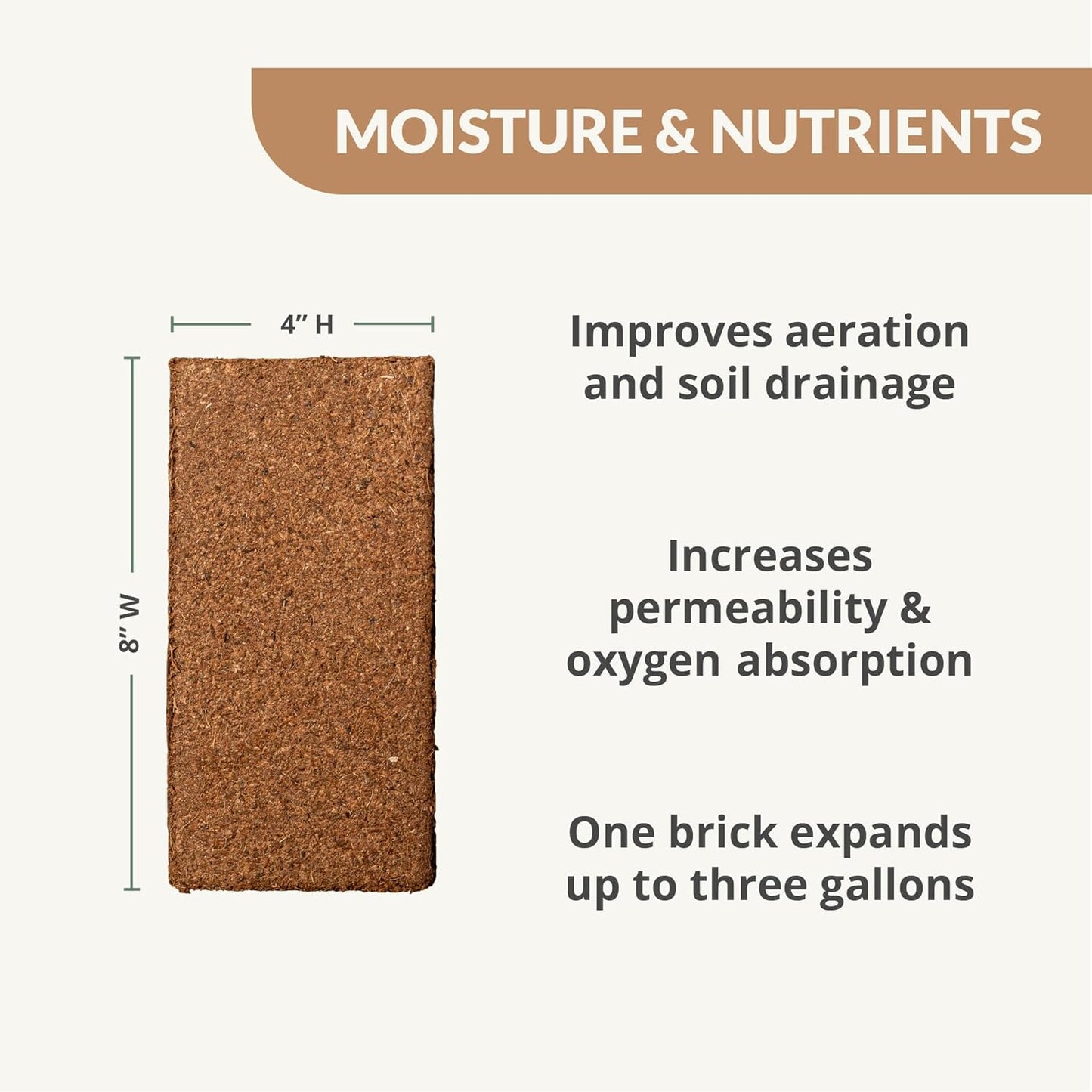 Coco Coir Brick (650gms) + Worm Bliss (1 Qt) + Char Bliss (1 Qt) - Organic Coco Coir for Plants - Worm Castings & Biochar for Plants - Soil Amendment & Organic Fertilizer Bundle - Potting Soil Mix - Pet Explorer